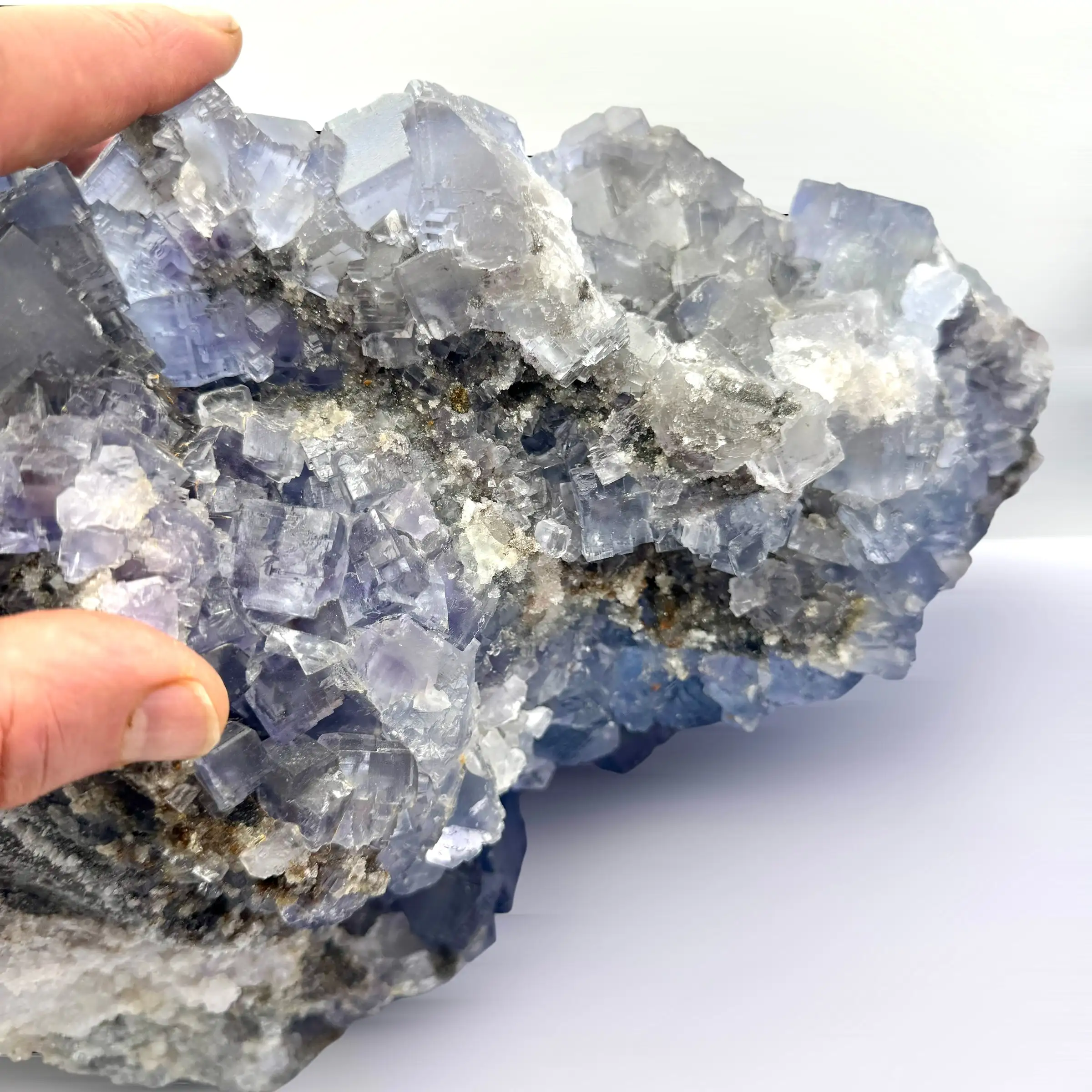 FLUORITA AZUL 13,6 kg. LA COLLADA ASTURIAS ESPAÑA - Imagen 12