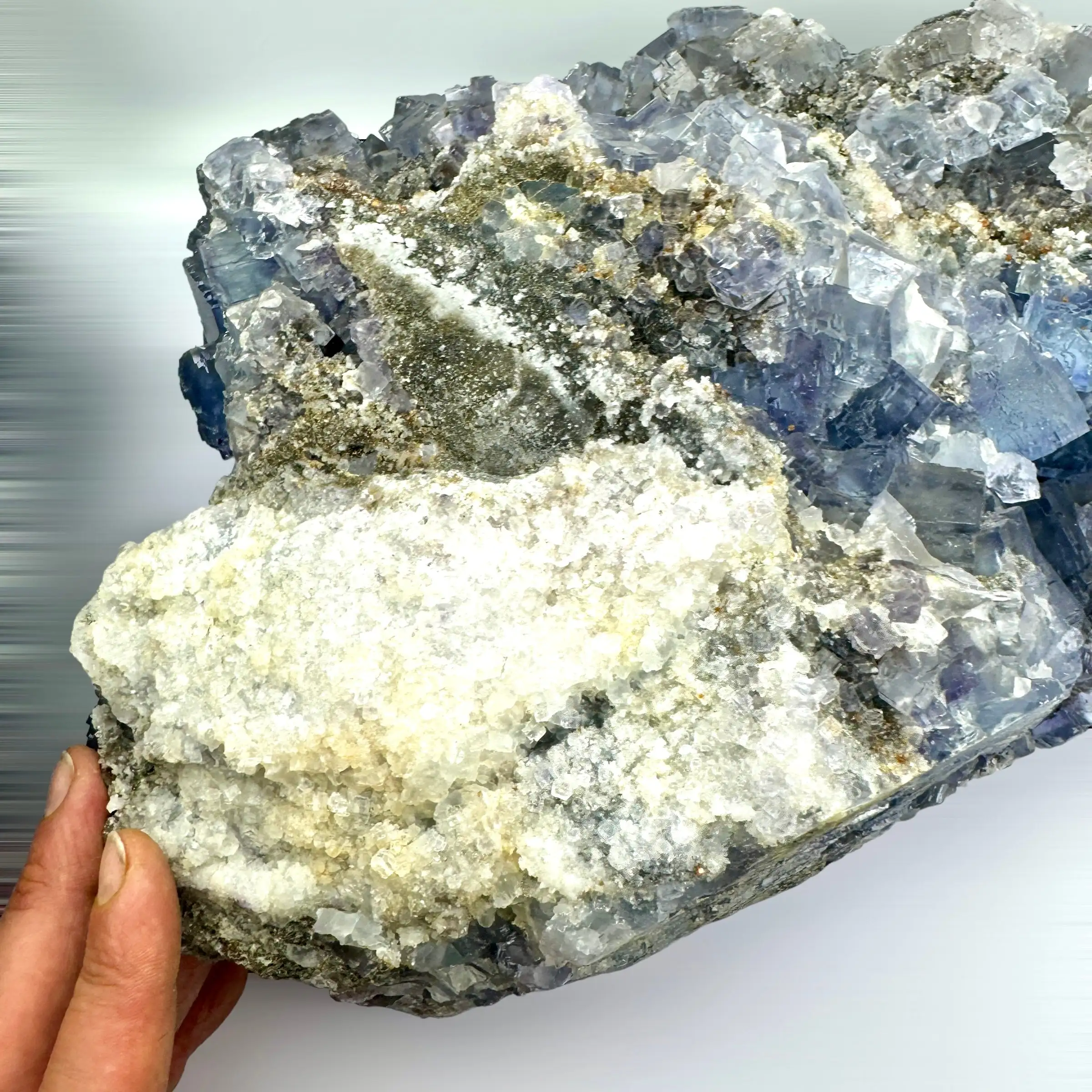 FLUORITA AZUL 13,6 kg. LA COLLADA ASTURIAS ESPAÑA - Imagen 14