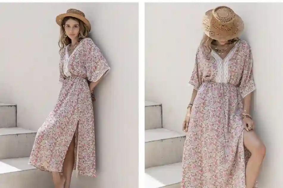 vestido flores