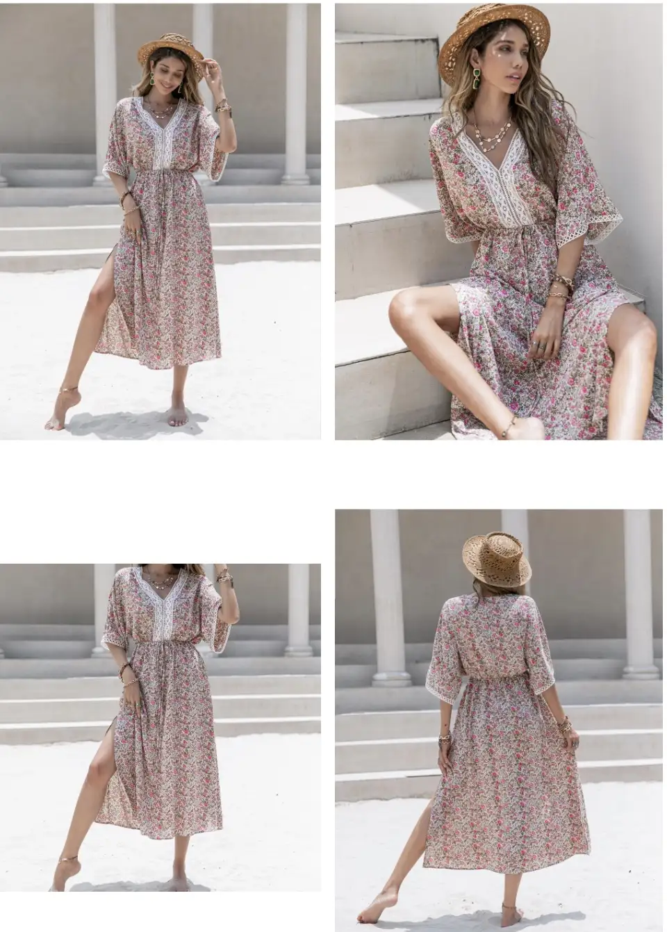 vestido flores - Imagen 2