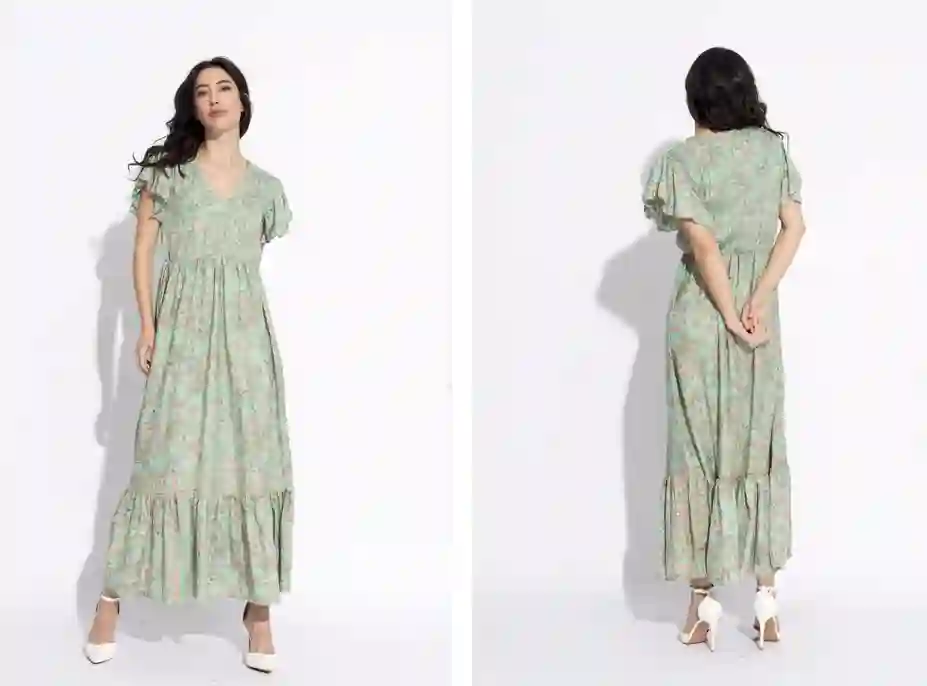 vestido seda