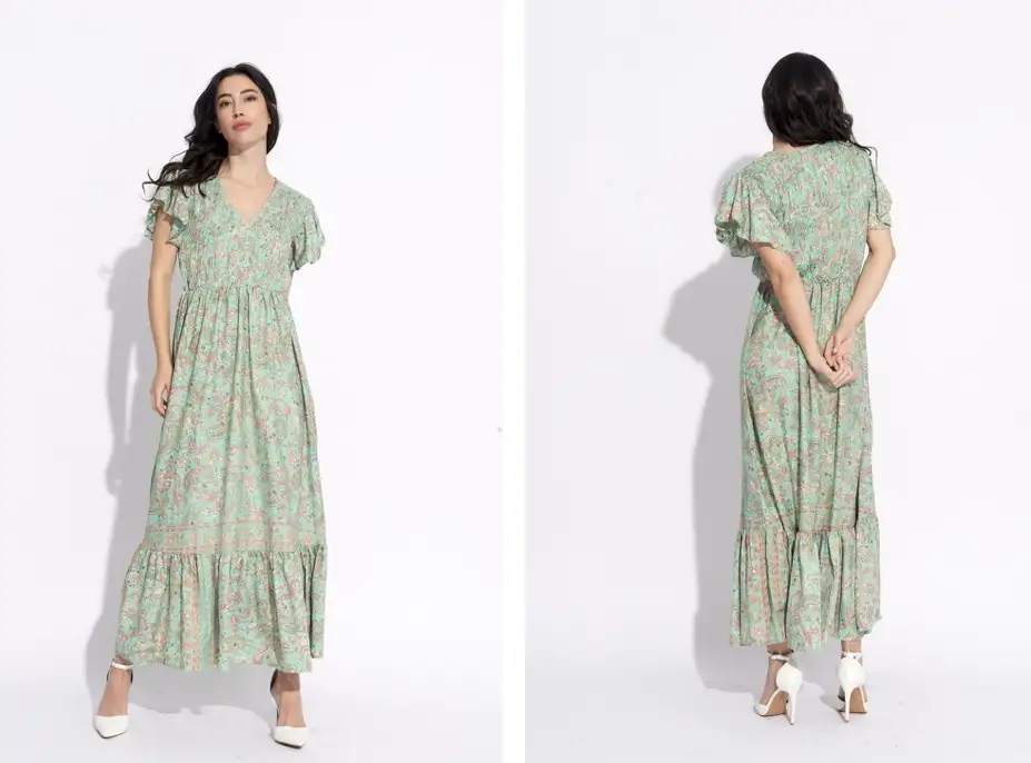 vestido seda