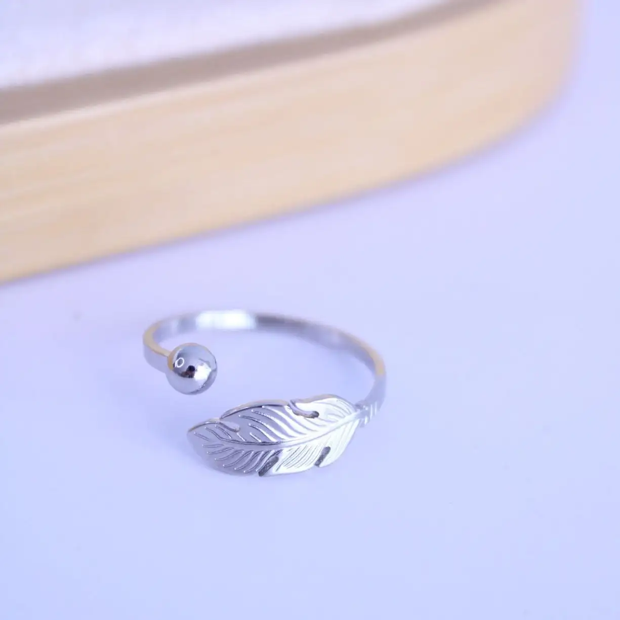 Anillo Pluma y Bola - Imagen 5