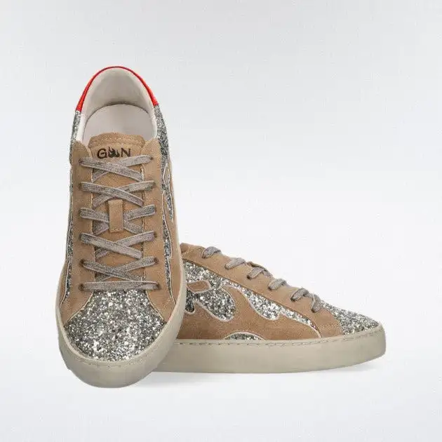 IMPORTANTE LOU GAMIN Glitter Taupe - Imagen 3