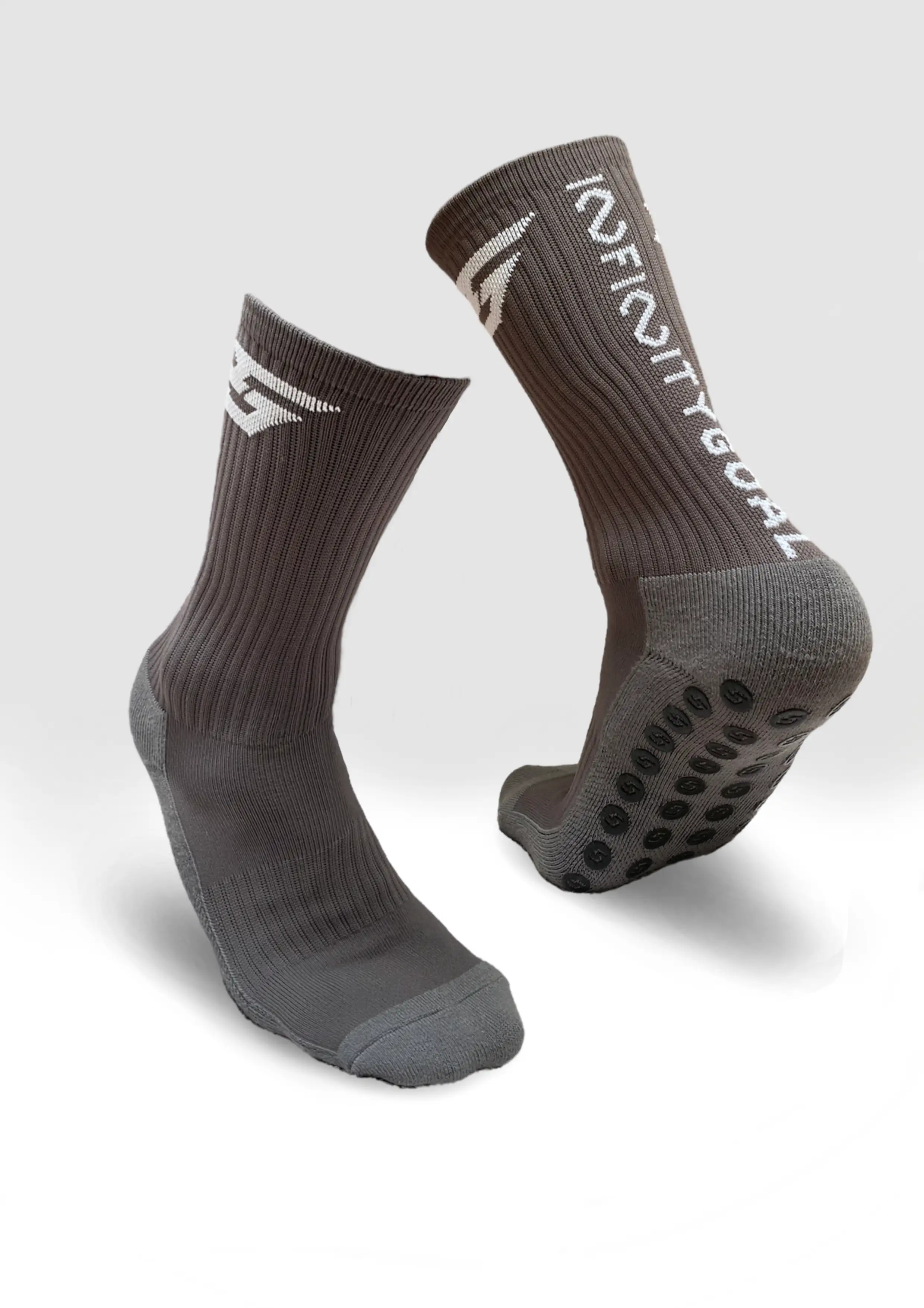Gray Non-Slip Sock - Image 3