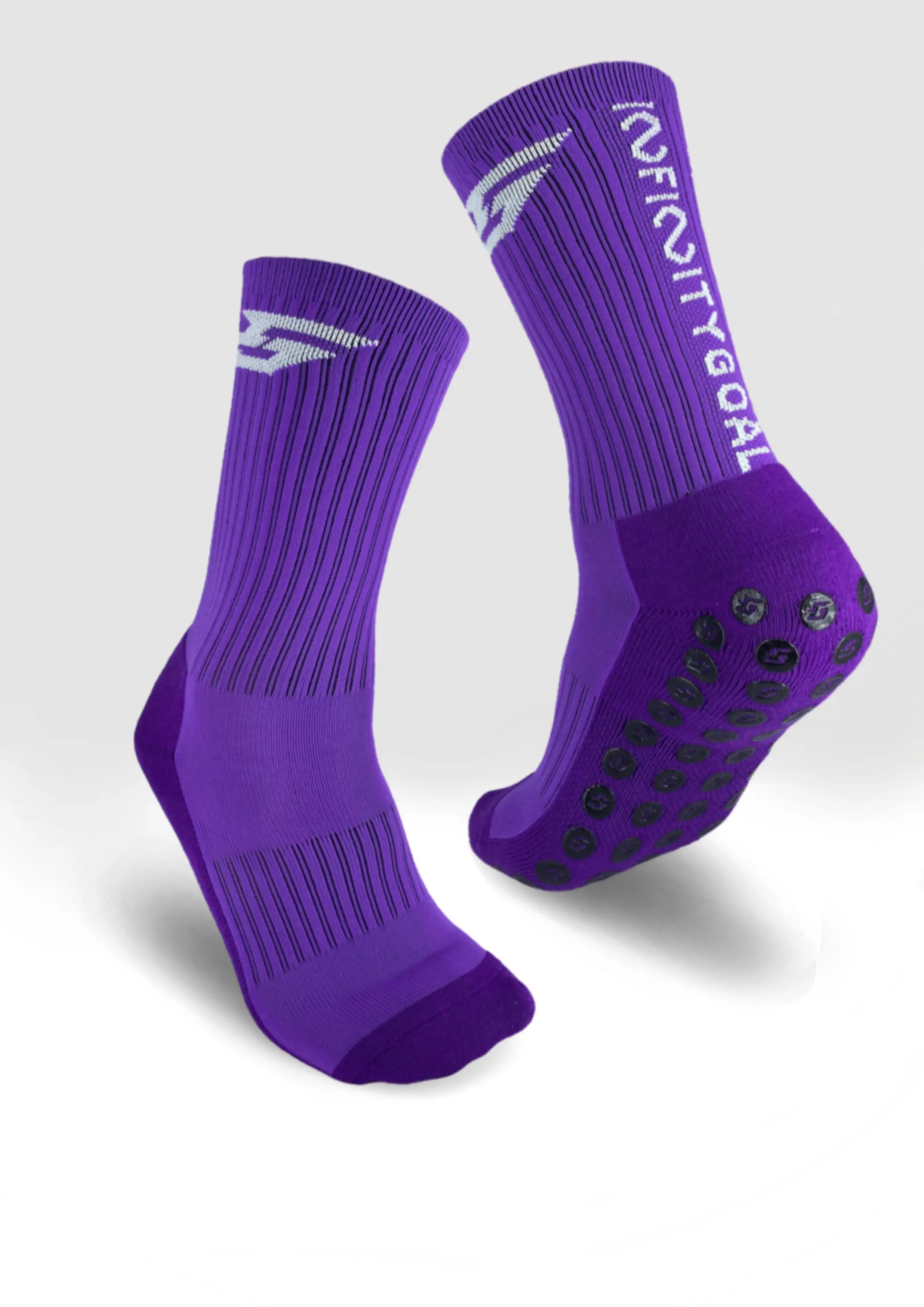 Lilac Non-Slip Sock - Image 3