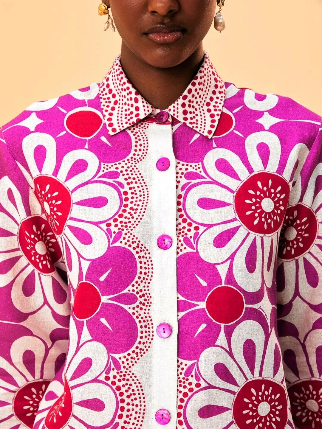 Camisa Maia blanquecina - Imagen 7