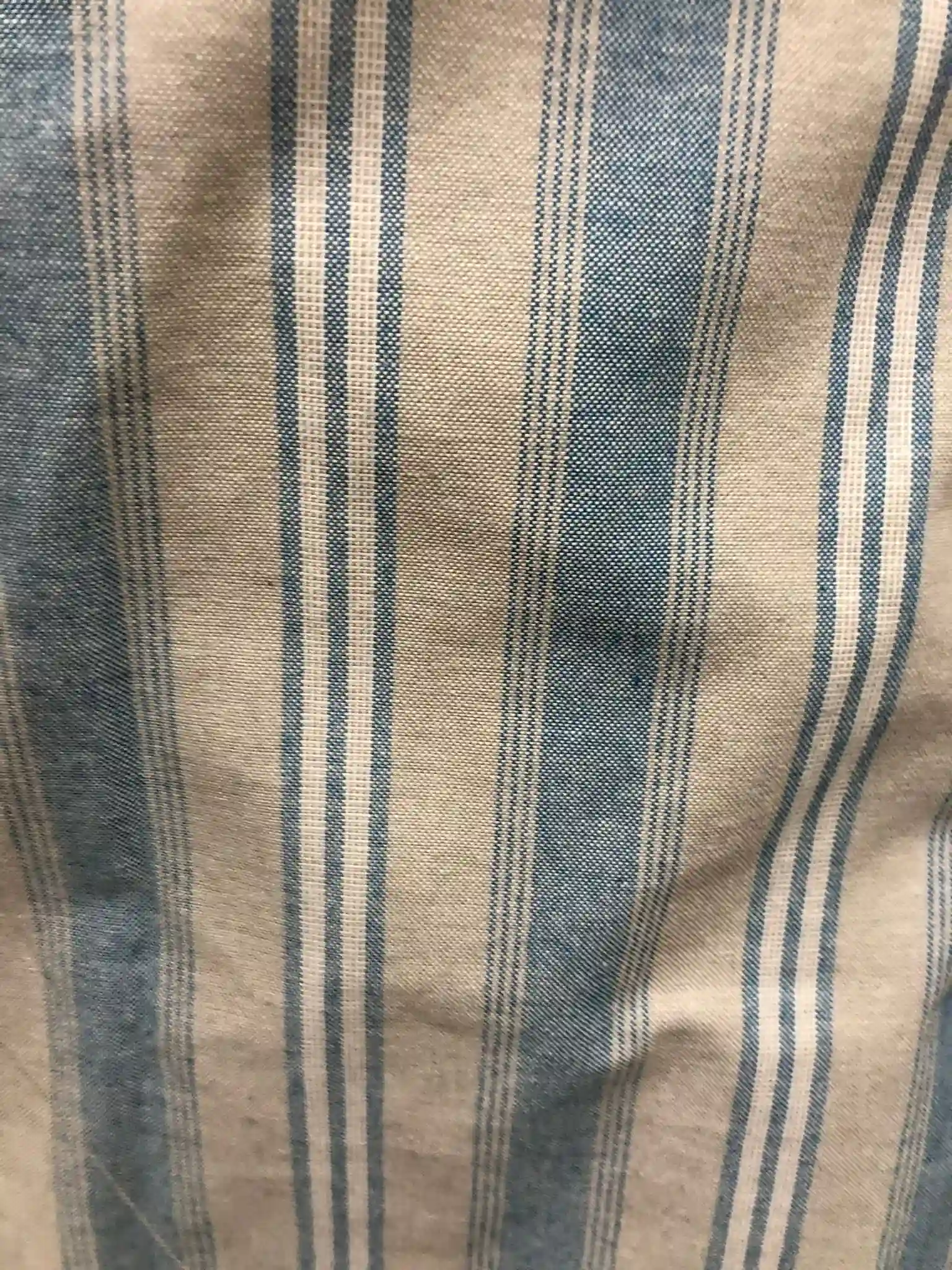 Tejido cuya Marrón con Azul de 2,80 de ancho