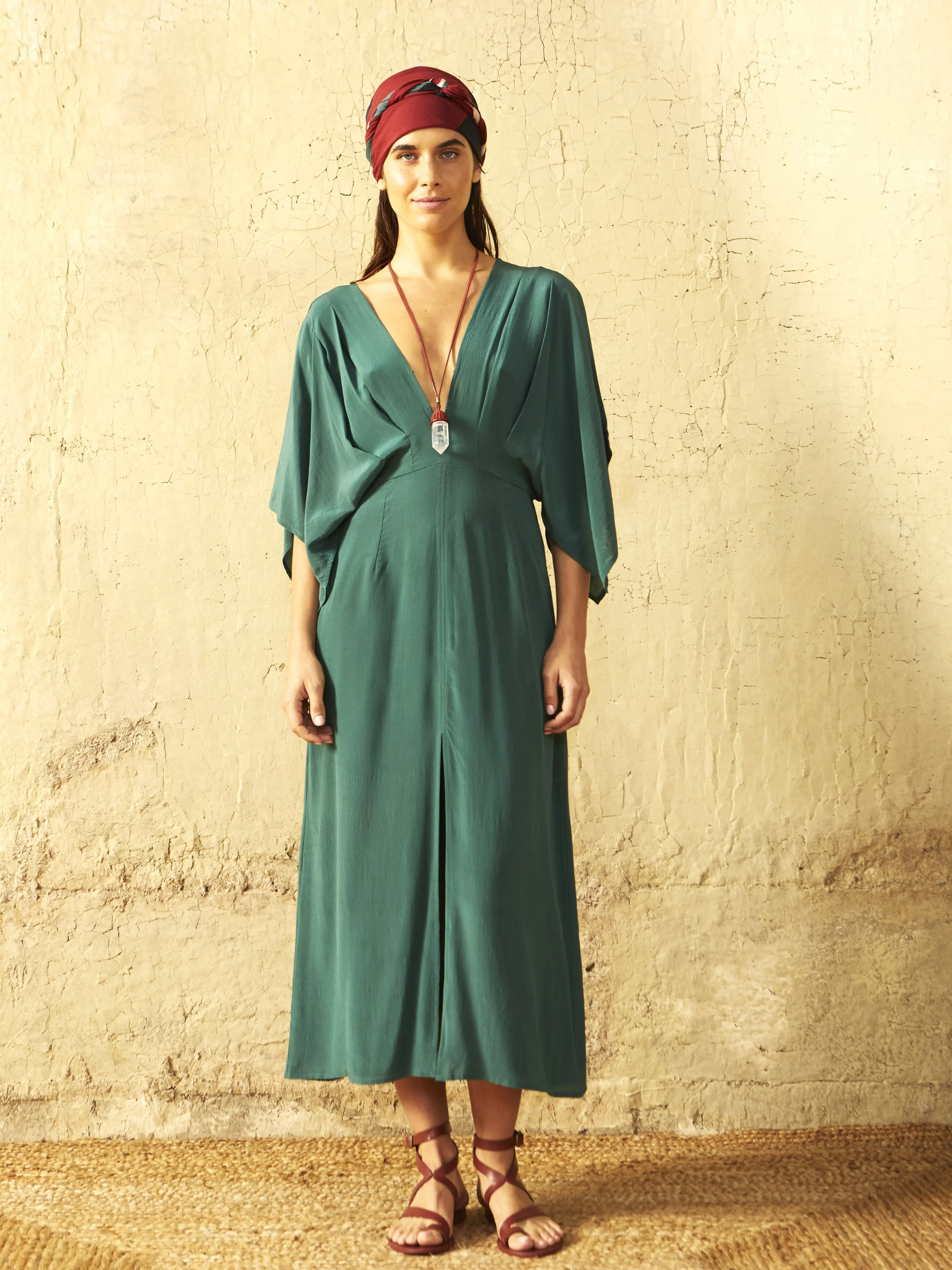 VESTIDO DE SEDA SOUANE - Imagen 2