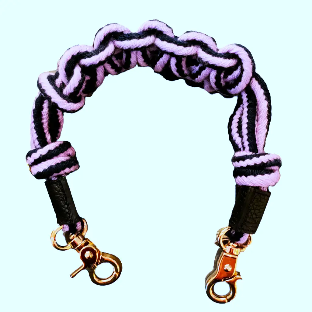 Asa corta para bolso de macramé - Imagen 2