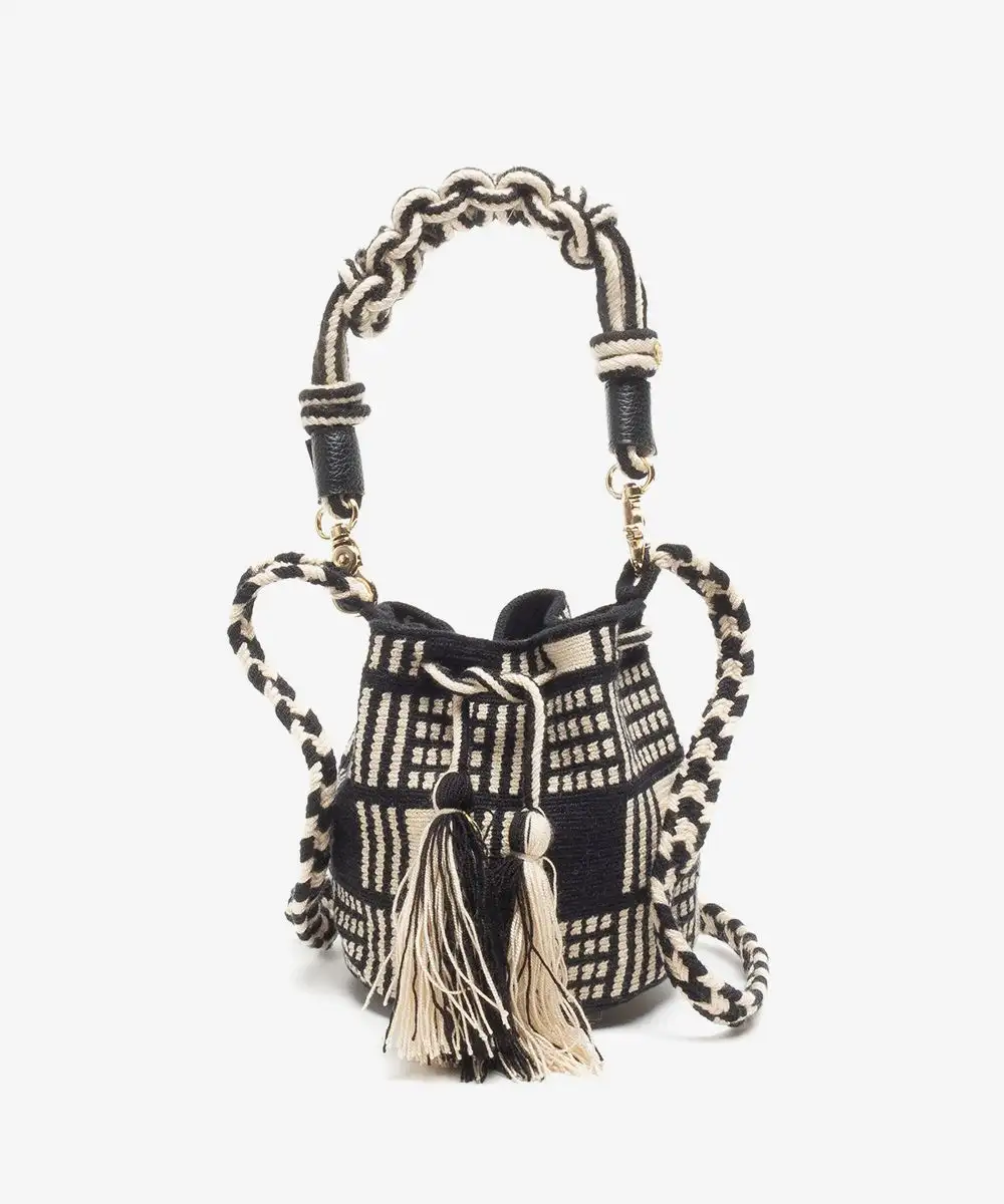 Asa corta para bolso de macramé - Imagen 4
