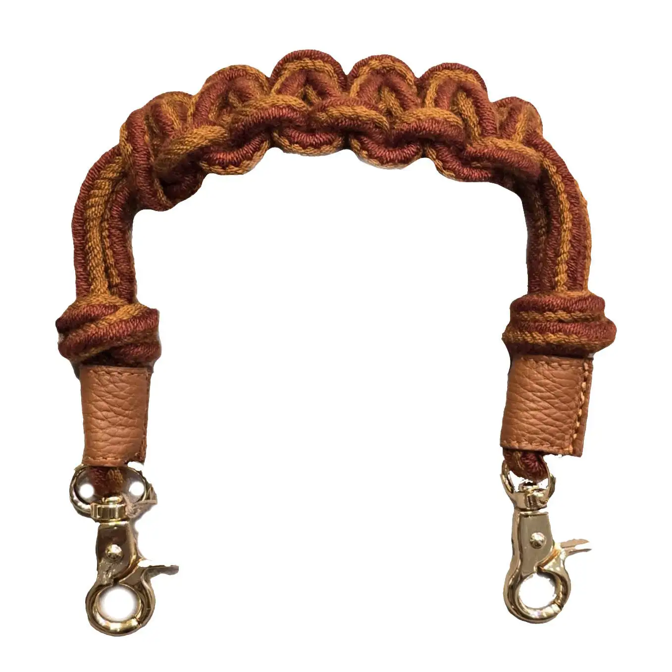 Asa corta para bolso de macramé - Imagen 6