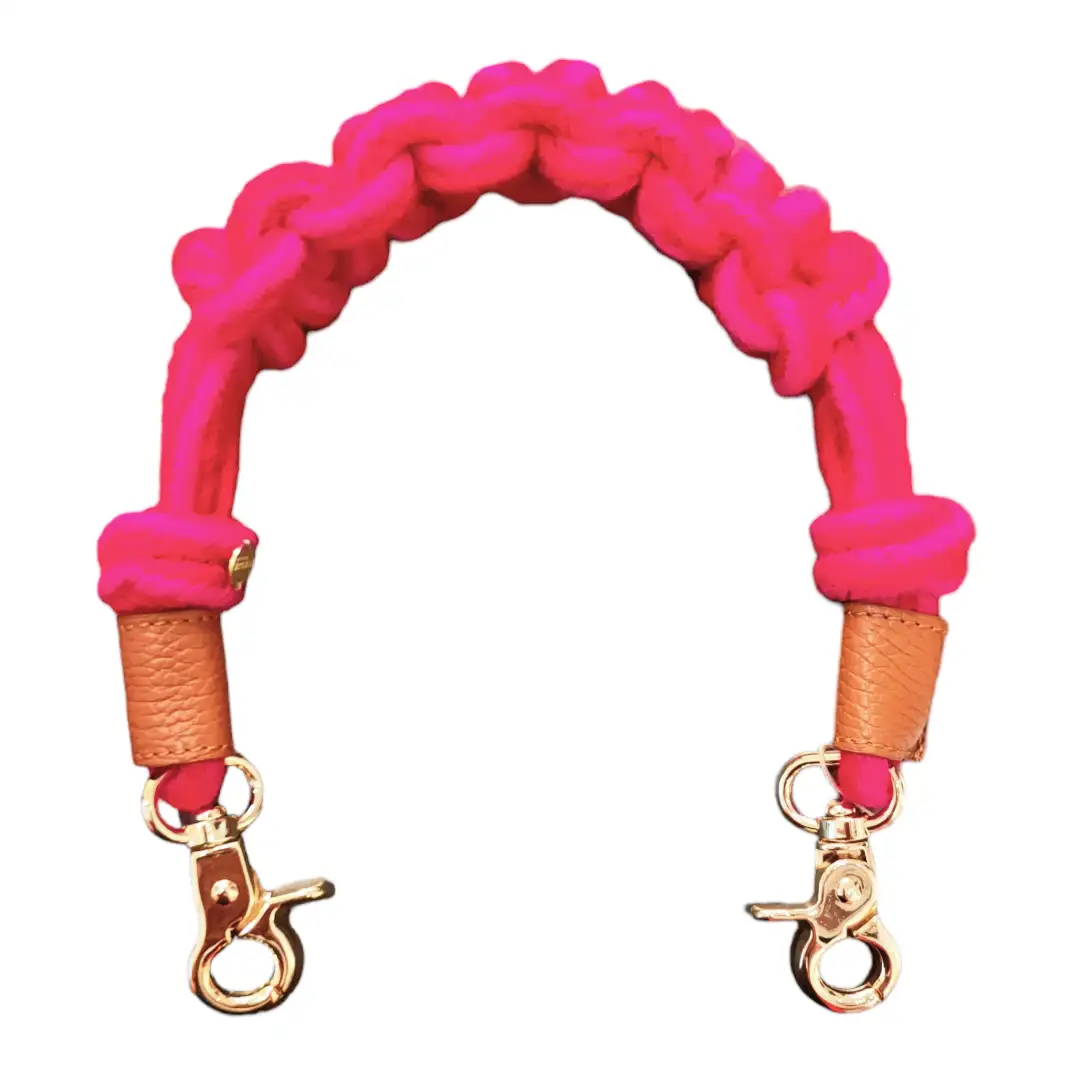 Asa corta para bolso de macramé - Imagen 7