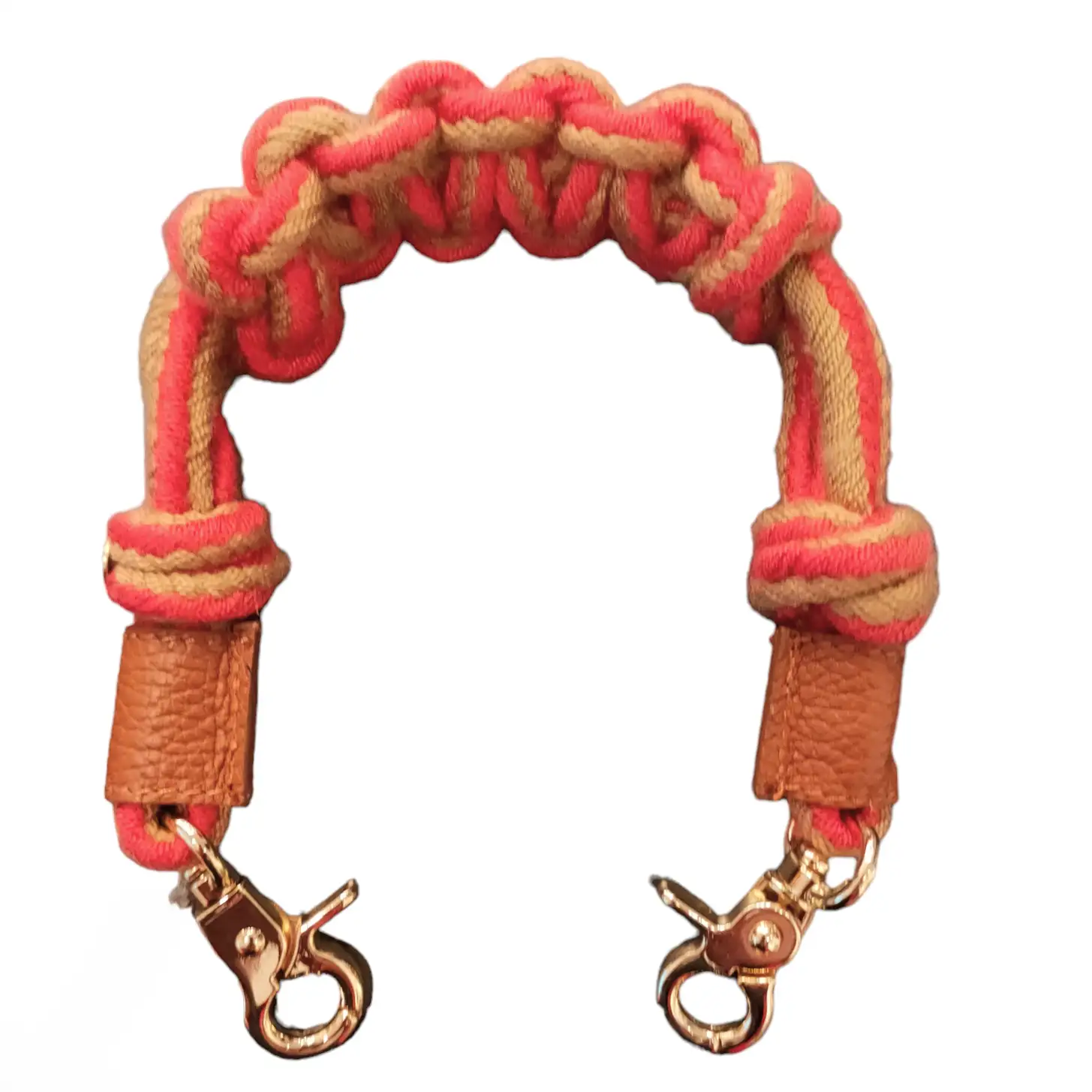 Asa corta para bolso de macramé - Imagen 9
