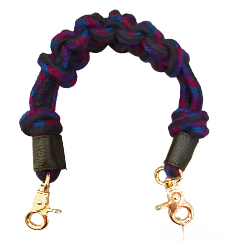 Asa corta para bolso de macramé - Imagen 10