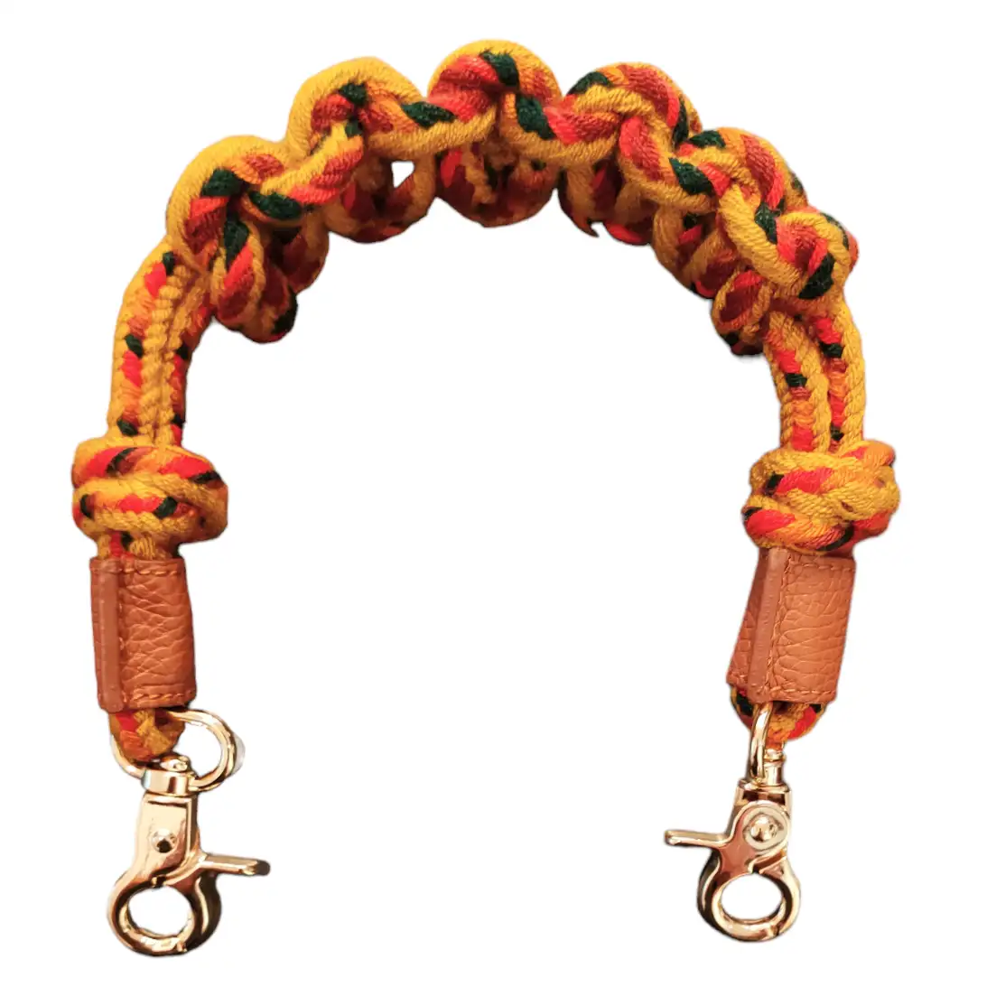 Asa corta para bolso de macramé - Imagen 12