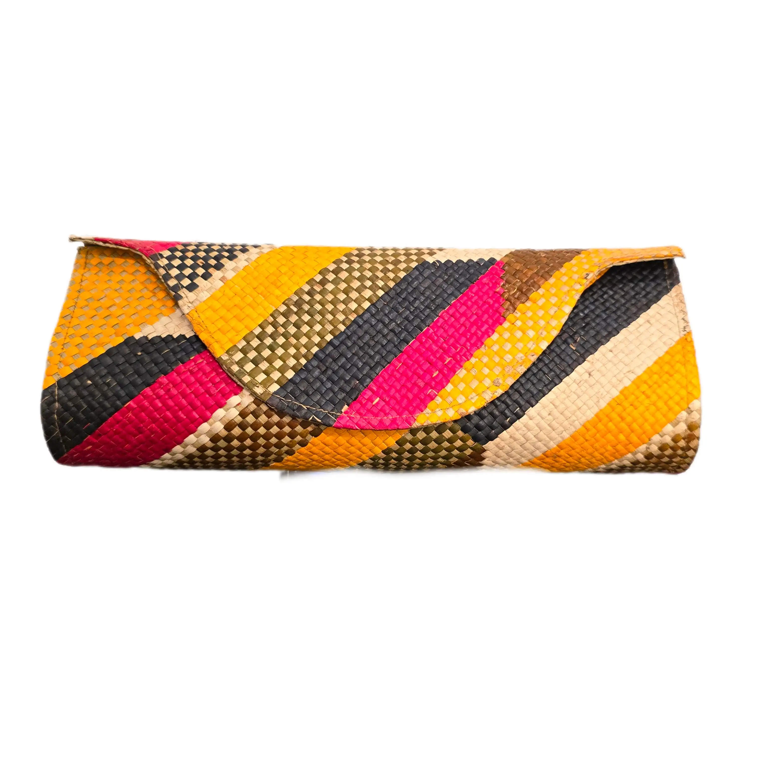 Bolso de mano de paja tejida - Imagen 6