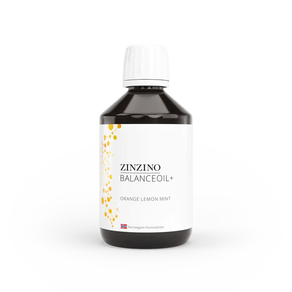 ZINZINO BALANCEOIL+ - OMEGA 3. MEZCLA NATURAL DE ACEITE DE PESCADO PURO, ACEITE DE OLIVA VIRGEN EXTRA, TOCOFEROLES Y VITAMINA D3. VARIOS SABORES