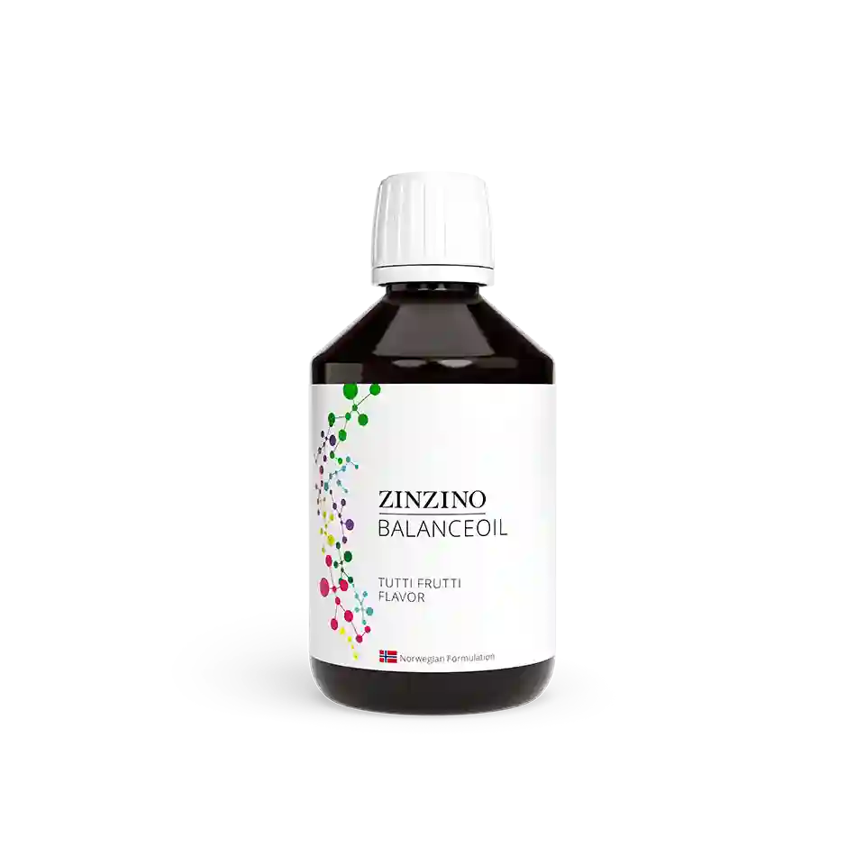 ZINZINO BALANCEOIL TUTTI FRUTTI - OMEGA 3 FÓRMULA FÁCIL DE TOMAR APTA PARA NIÑOS. APOYAR LA FUNCIÓN INMUNOLÓGICA, OCULAR Y CEREBRAL NORMAL.