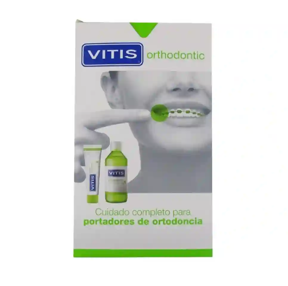 VITIS PACK ORTHODONTIC PAST 100ML+COL 500ML