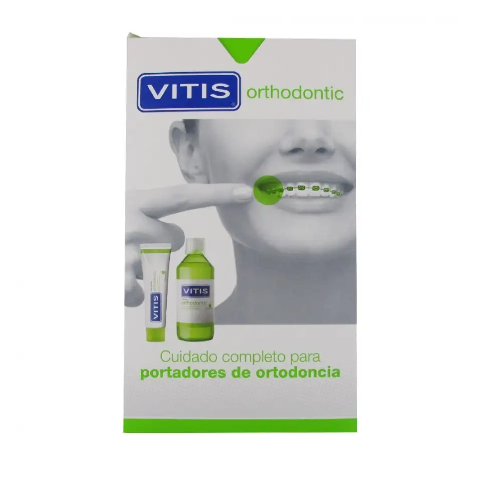 VITIS PACK ORTHODONTIC PAST 100ML+COL 500ML
