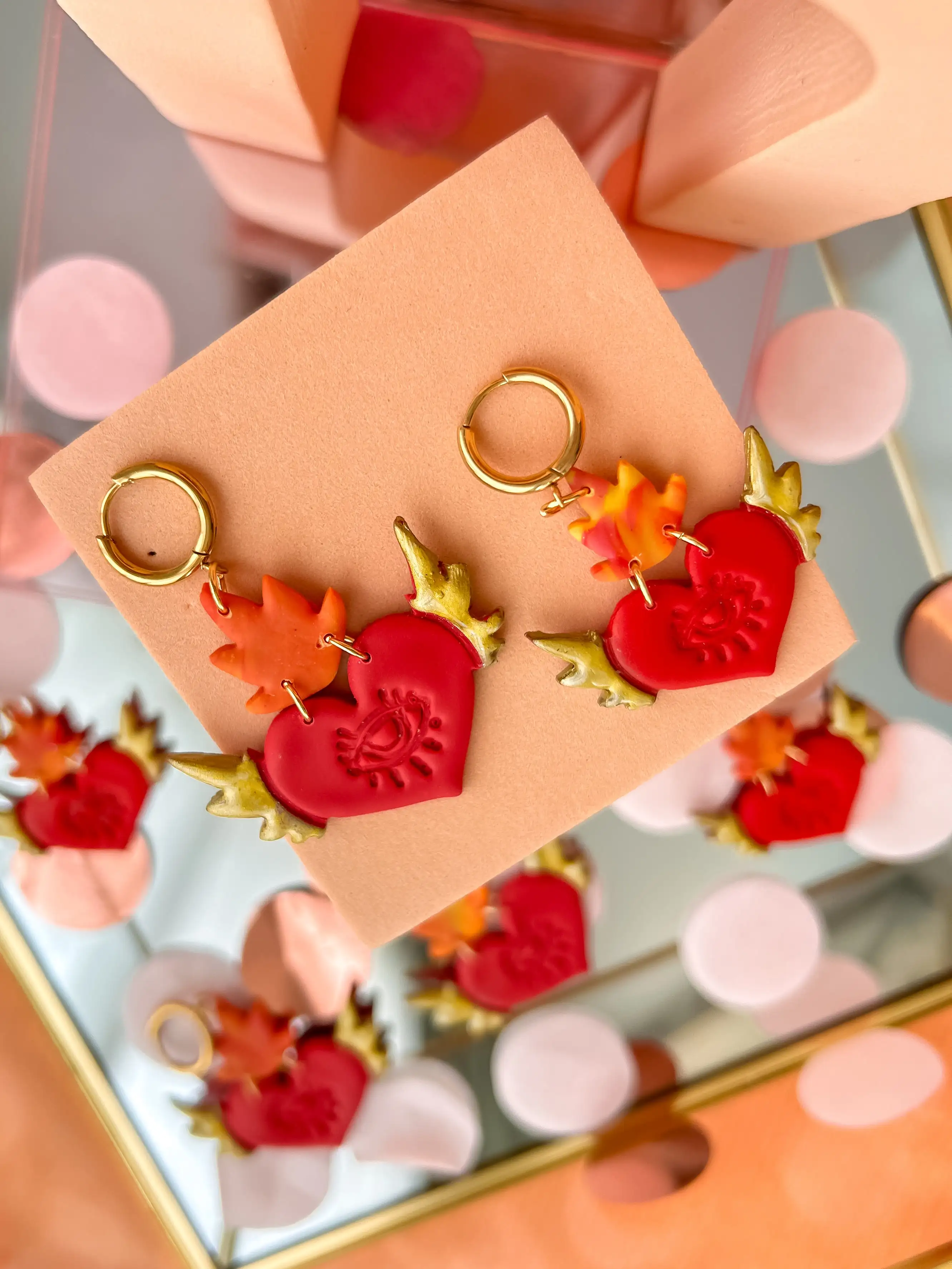 Pendientes Sagrado corazón - Imagen 3
