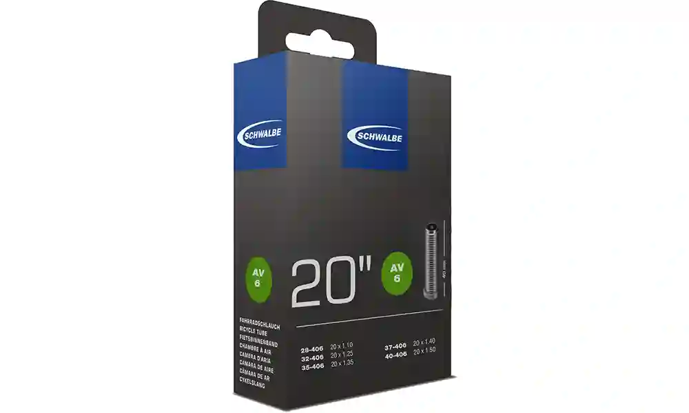 Cámara Schwalbe AV 6 20 pulgadas