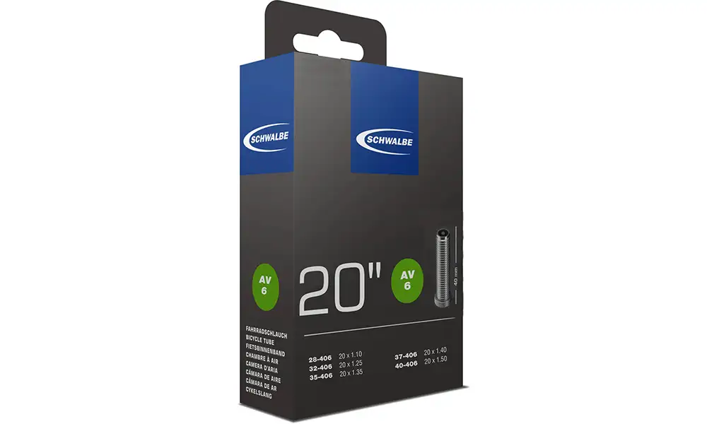 Cámara Schwalbe AV 6 20 pulgadas