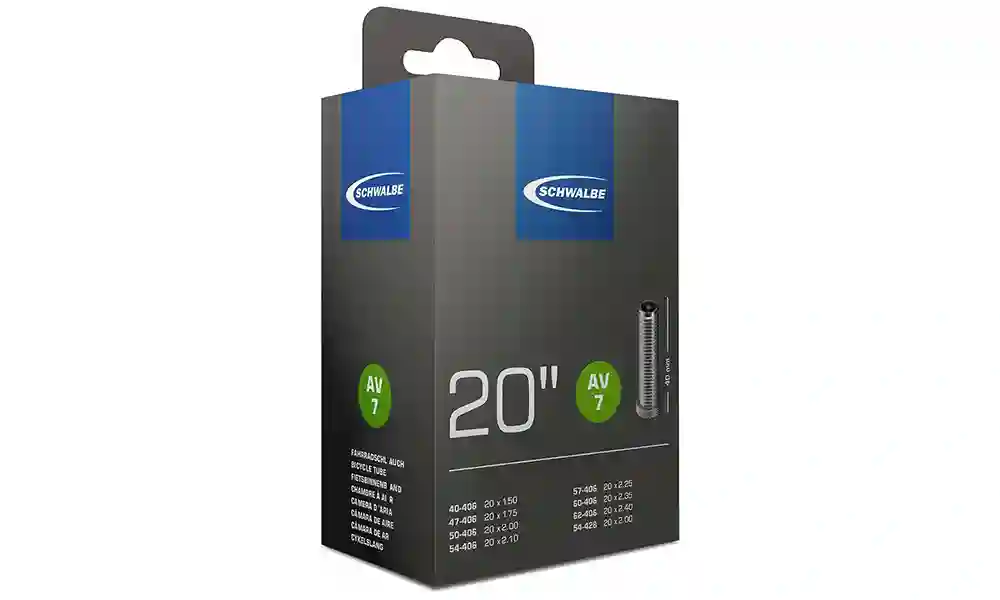 Cámara Schwalbe AV 7 20 pulgadas