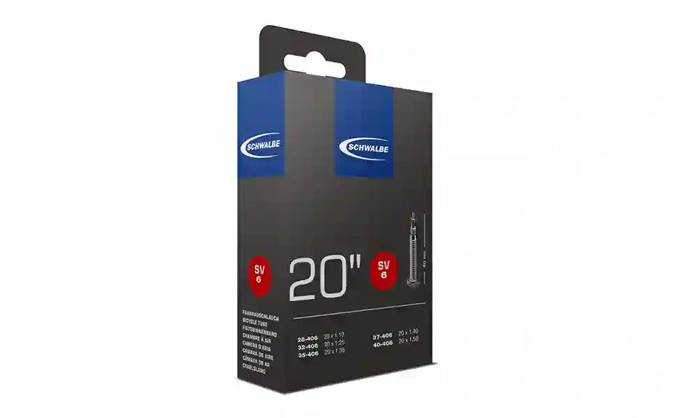 Cámara Schwalbe SV 6 20 pulgadas
