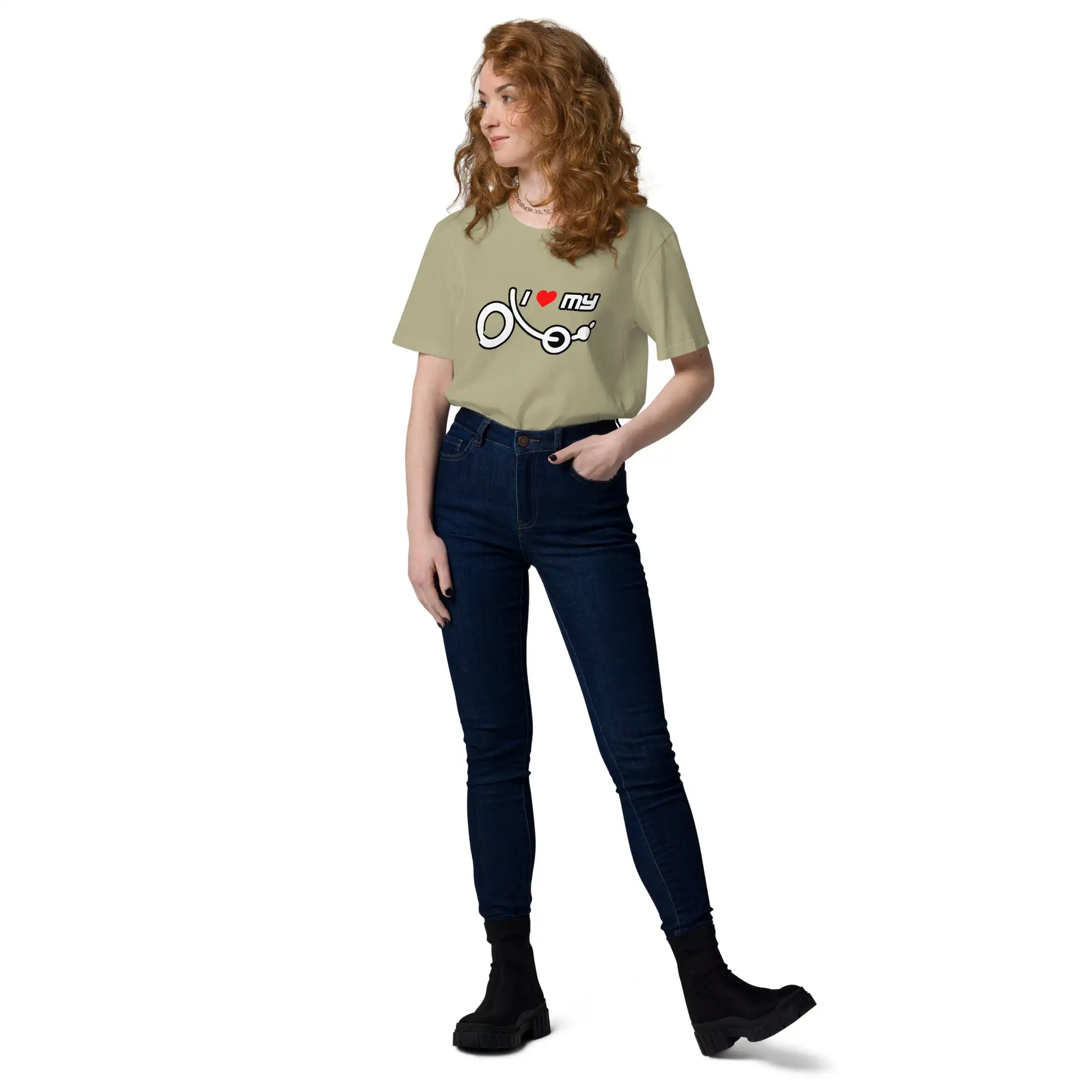 Camiseta 'I love my recumbent' (algodón orgánico, unisex) - Imagen 16