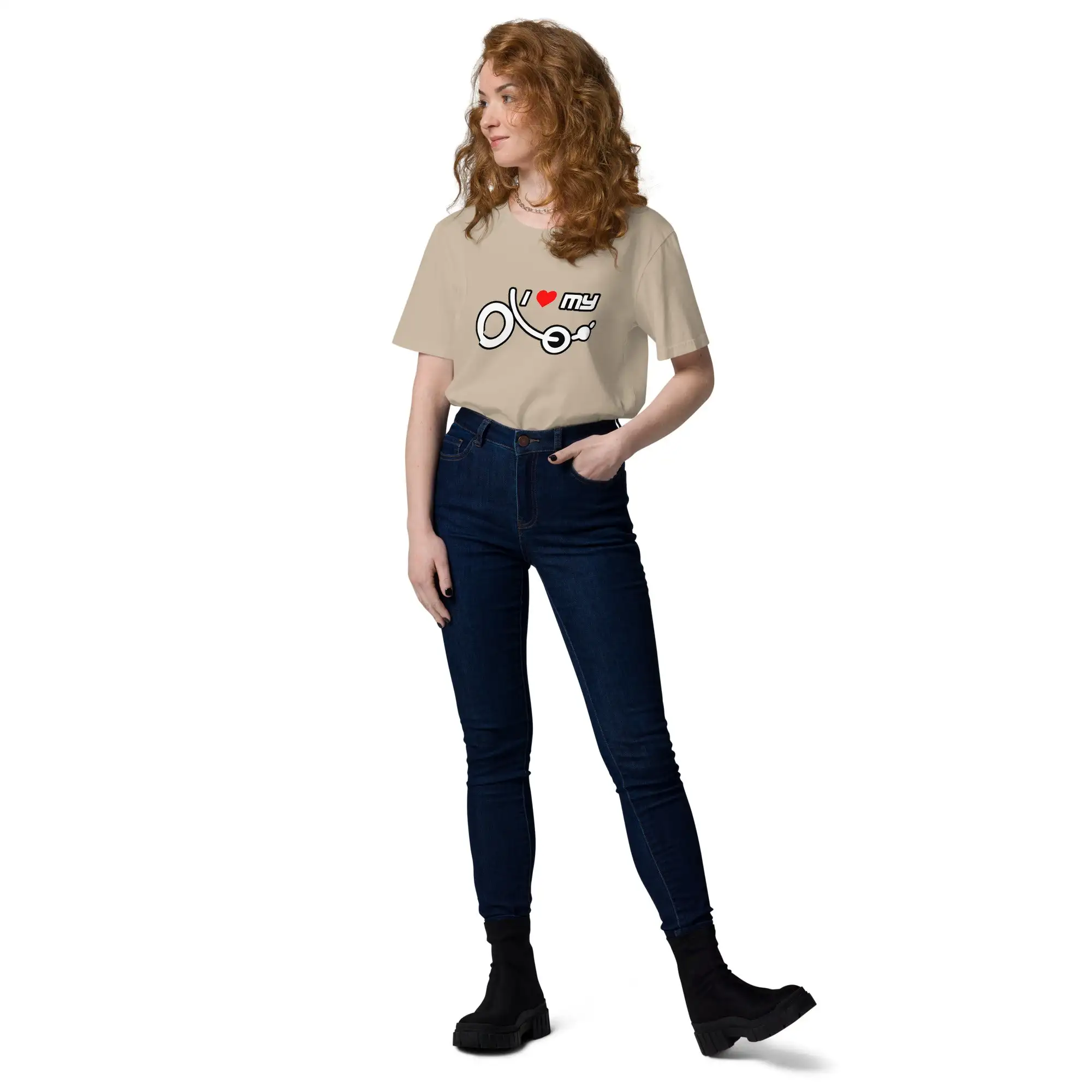 Camiseta 'I love my recumbent' (algodón orgánico, unisex) - Imagen 18