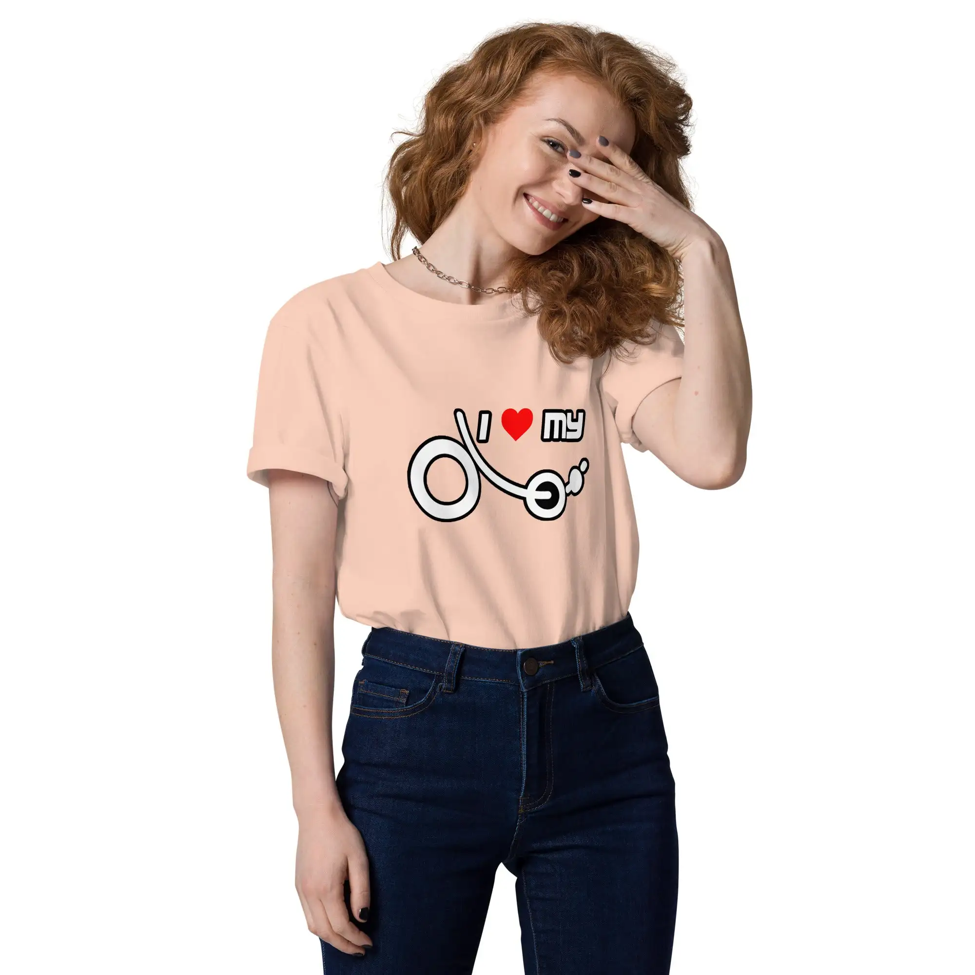 Camiseta 'I love my recumbent' (algodón orgánico, unisex) - Imagen 21