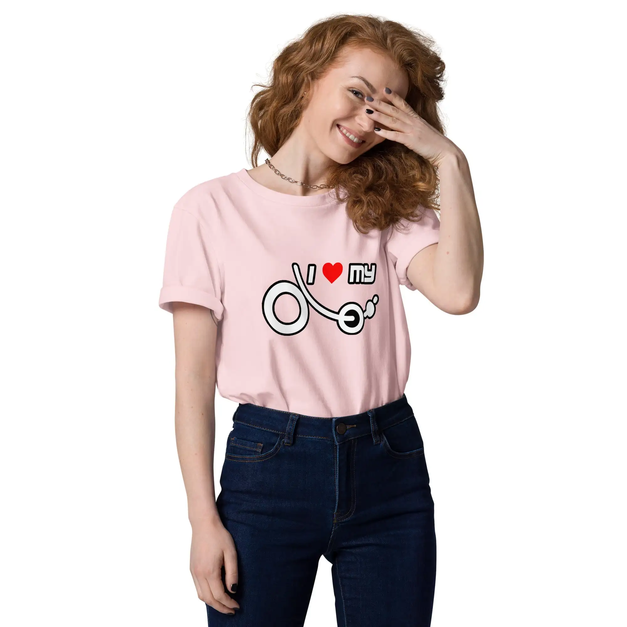 Camiseta 'I love my recumbent' (algodón orgánico, unisex) - Imagen 25