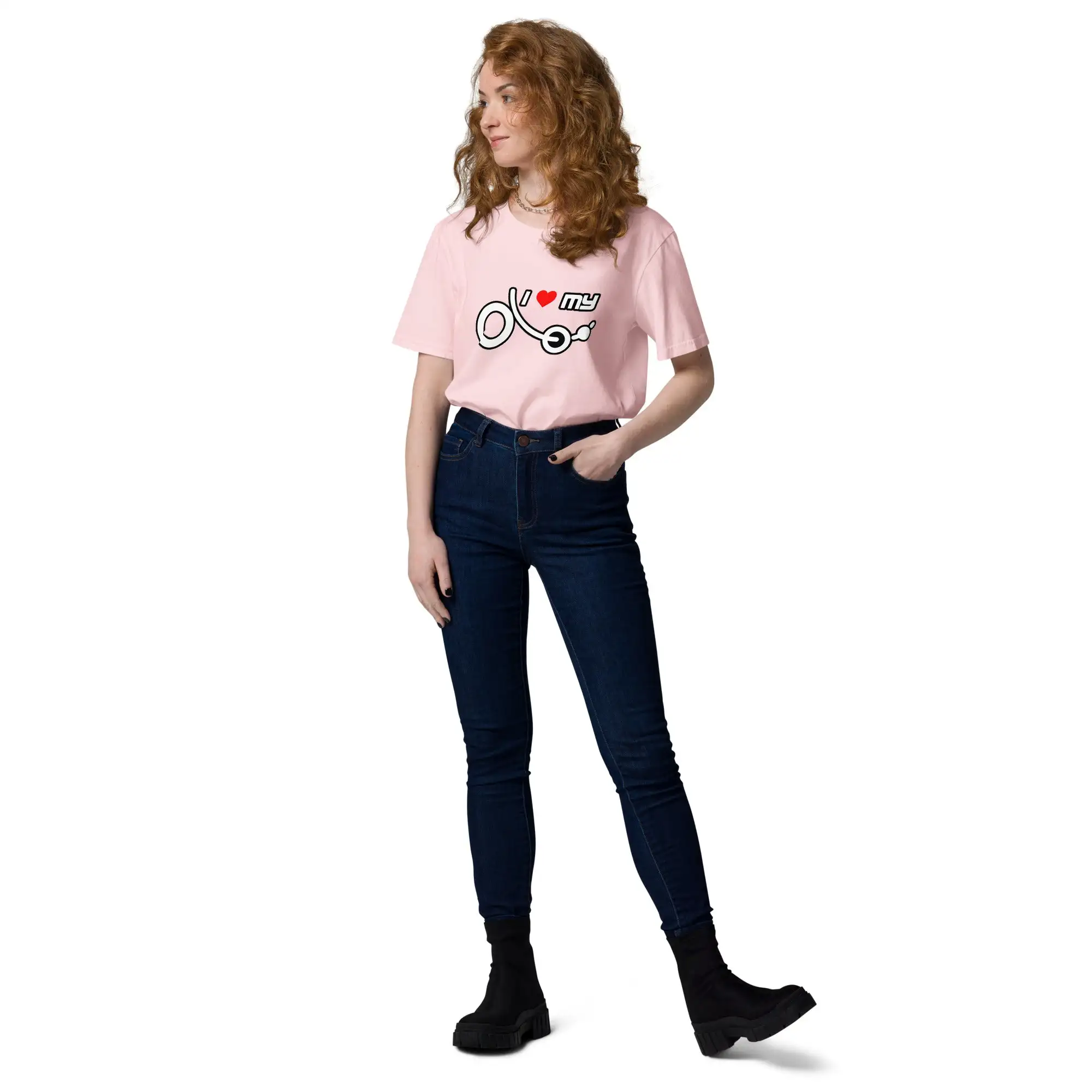 Camiseta 'I love my recumbent' (algodón orgánico, unisex) - Imagen 26
