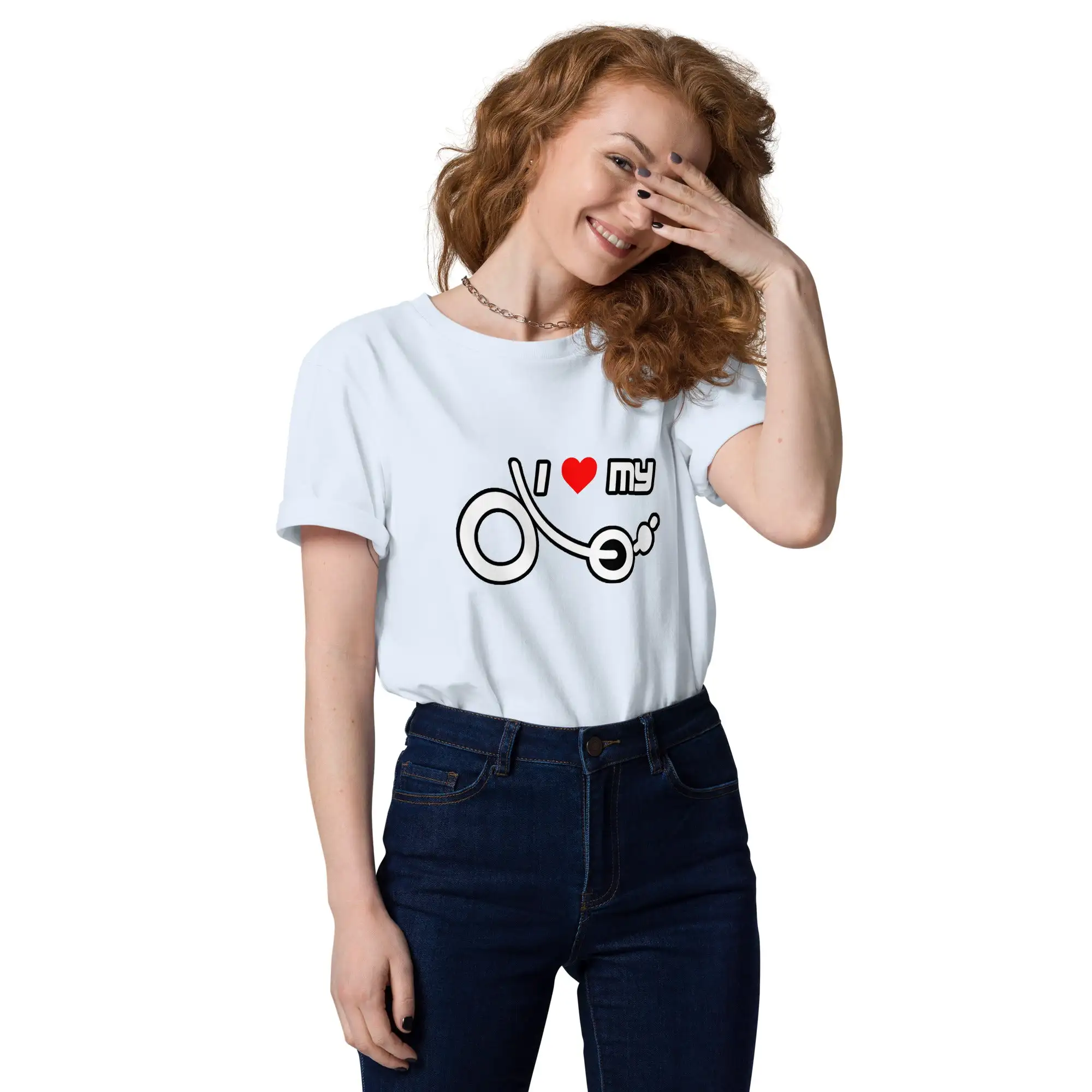 Camiseta 'I love my recumbent' (algodón orgánico, unisex) - Imagen 29