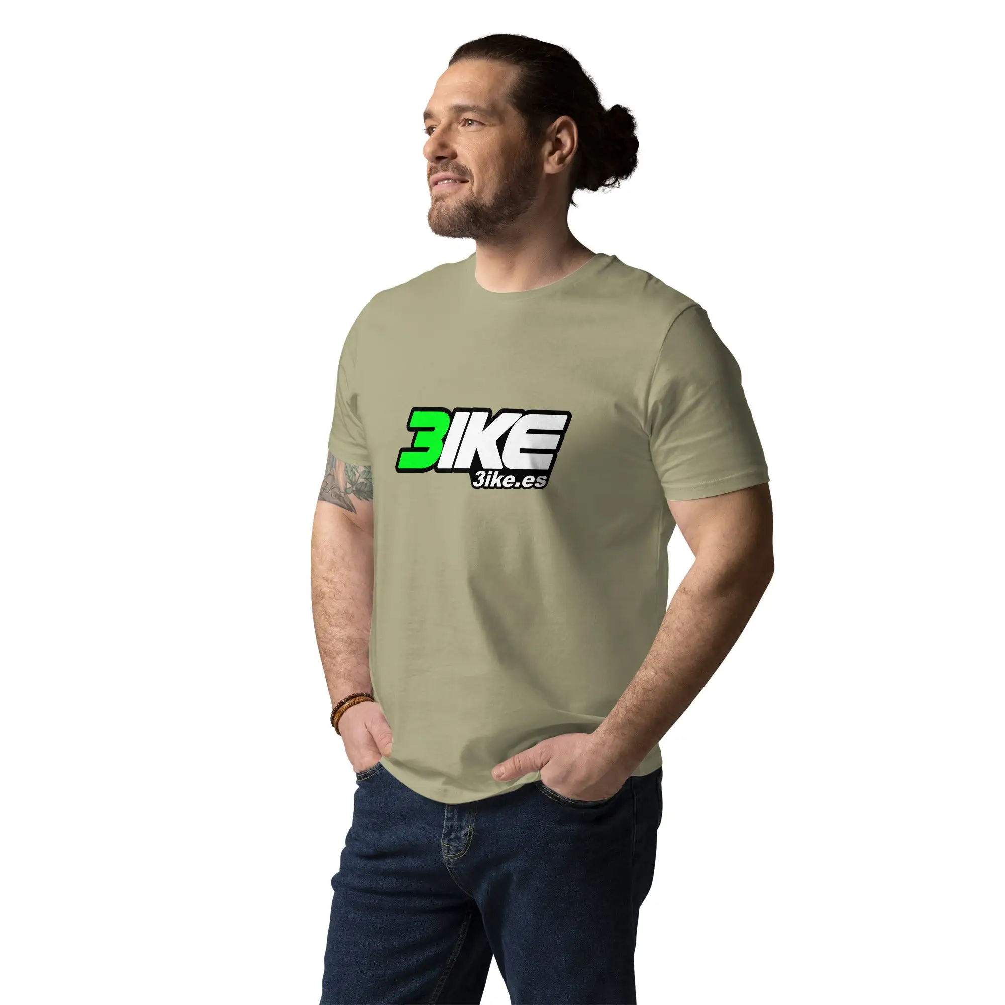 Camiseta logotipo 3ike (algodón orgánico, unisex) - Imagen 15
