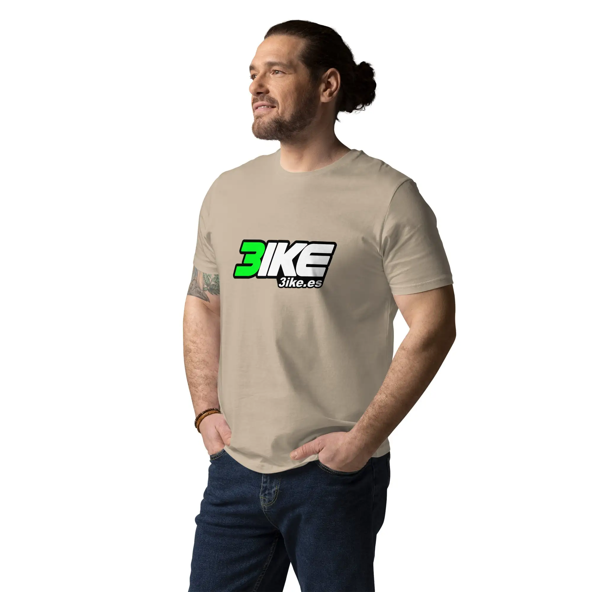 Camiseta logotipo 3ike (algodón orgánico, unisex) - Imagen 17