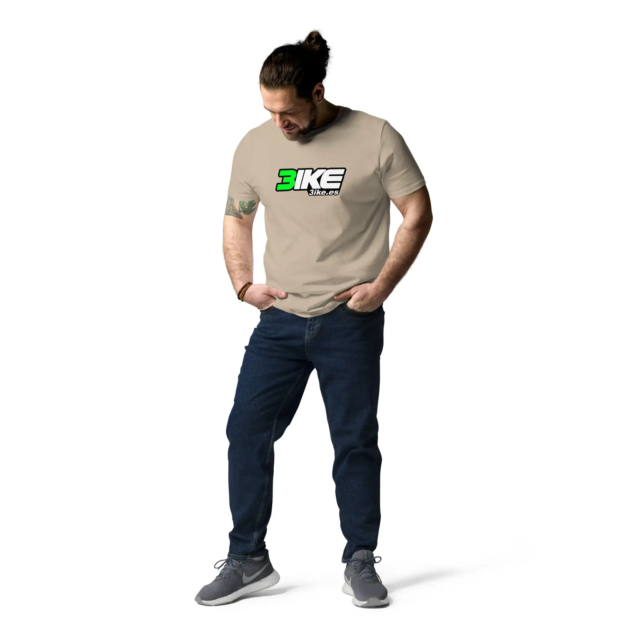 Camiseta logotipo 3ike (algodón orgánico, unisex) - Imagen 18