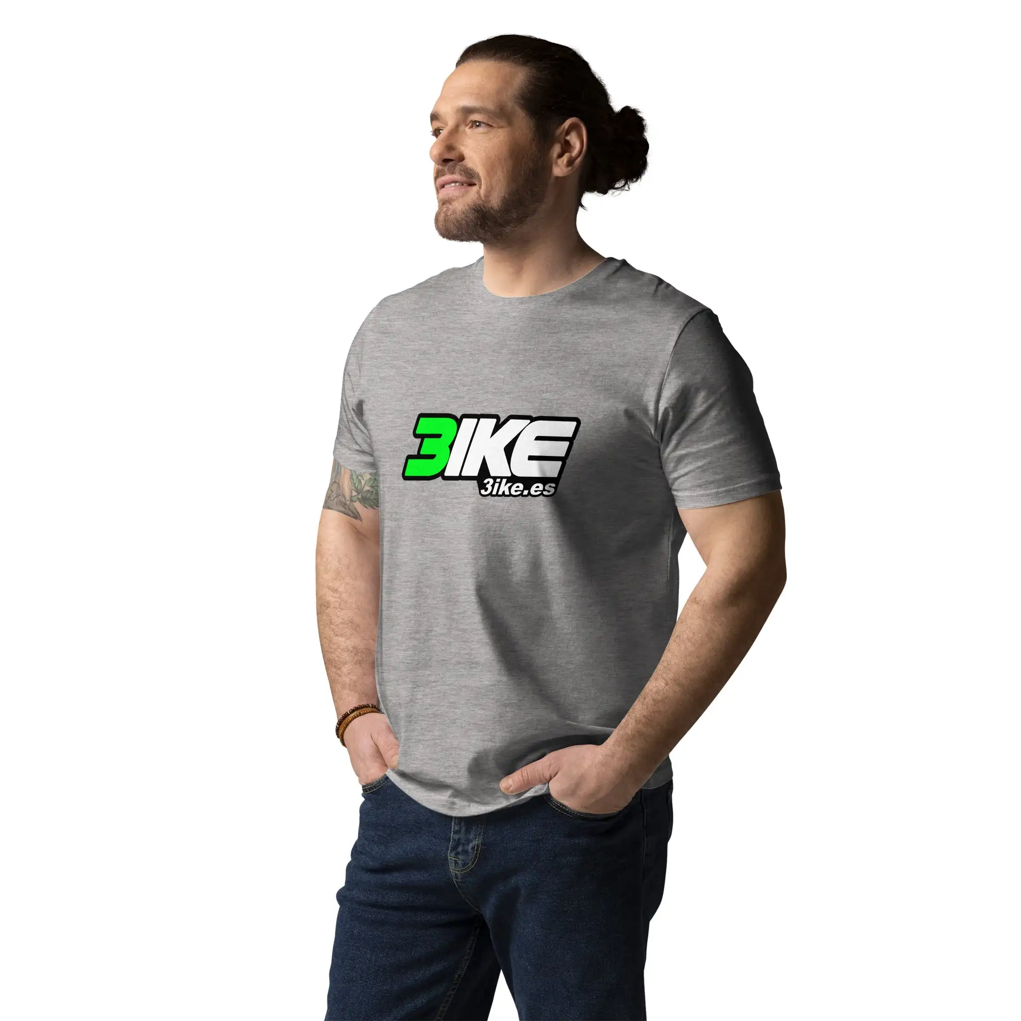 Camiseta logotipo 3ike (algodón orgánico, unisex) - Imagen 19
