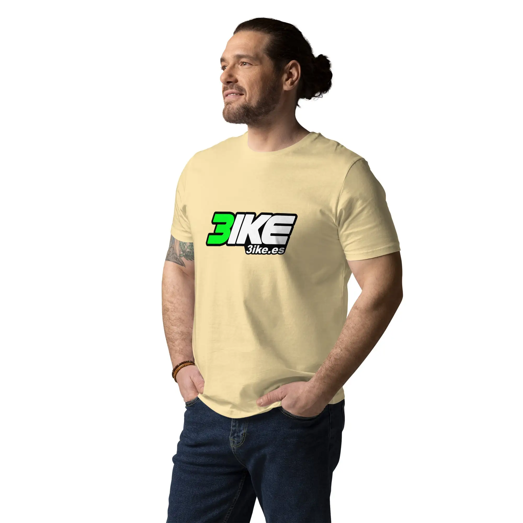 Camiseta logotipo 3ike (algodón orgánico, unisex) - Imagen 23