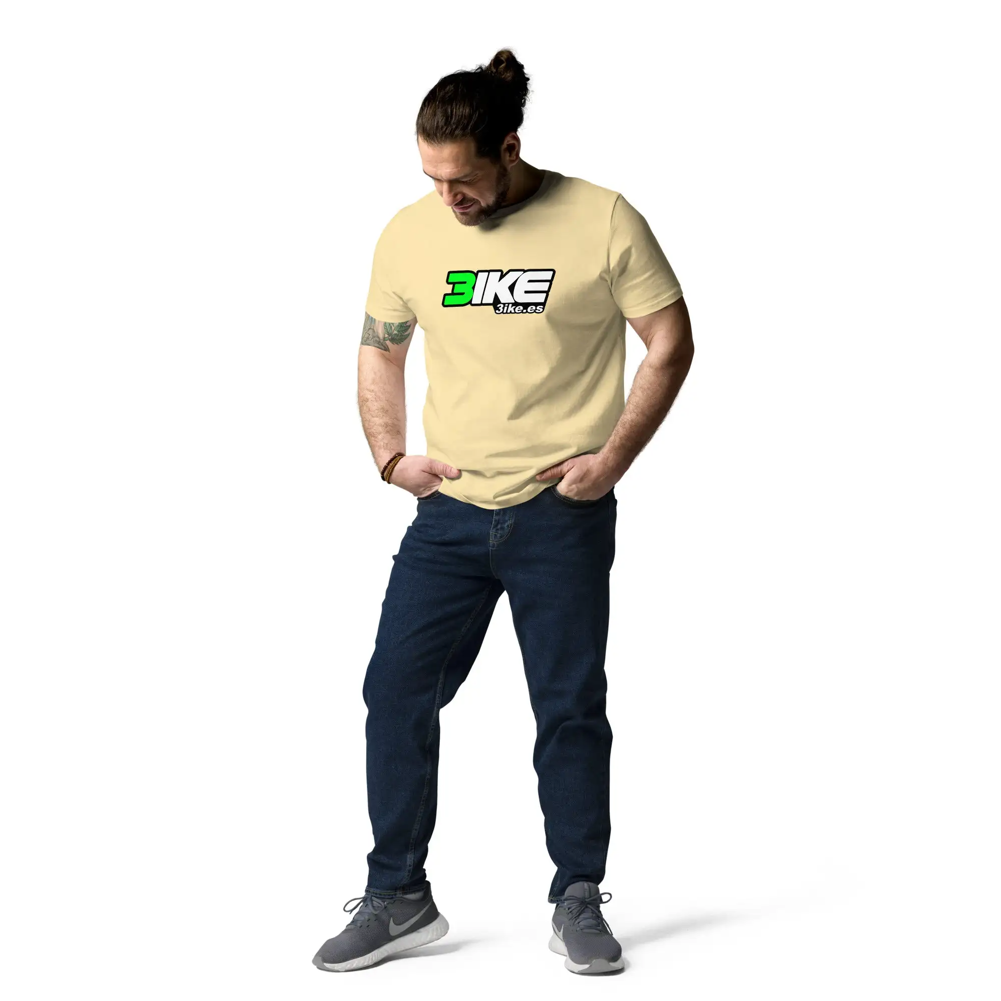 Camiseta logotipo 3ike (algodón orgánico, unisex) - Imagen 24