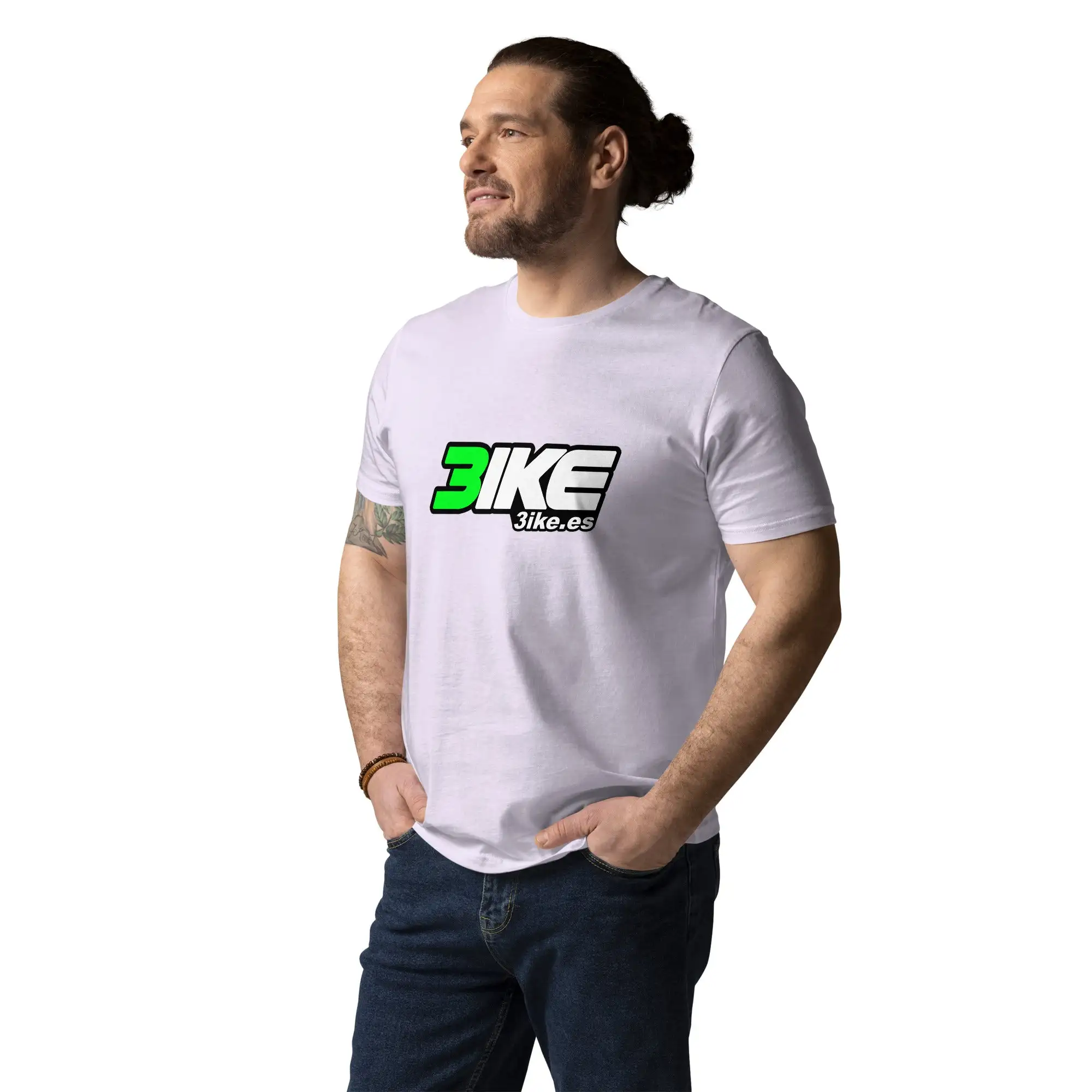 Camiseta logotipo 3ike (algodón orgánico, unisex) - Imagen 27