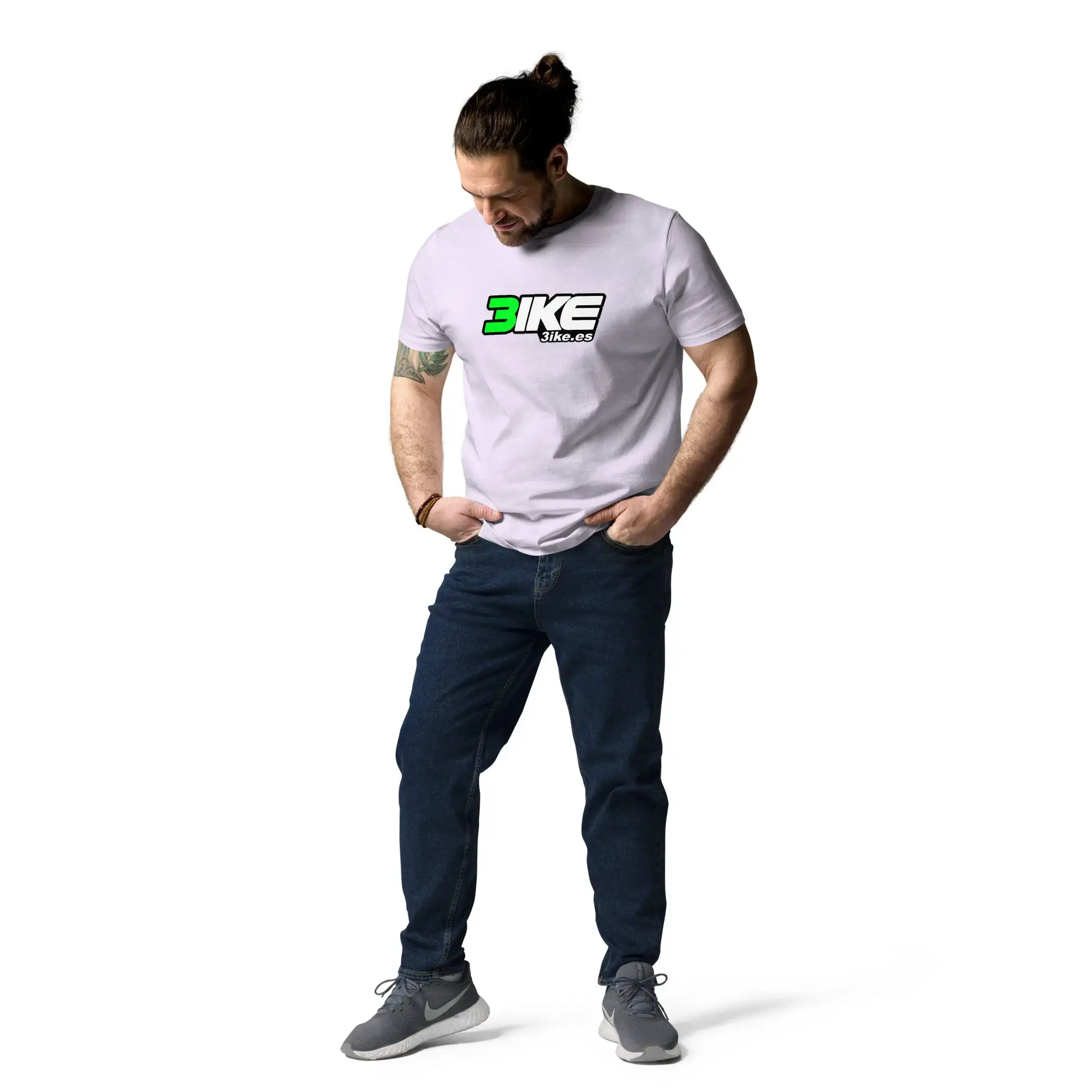 Camiseta logotipo 3ike (algodón orgánico, unisex) - Imagen 28