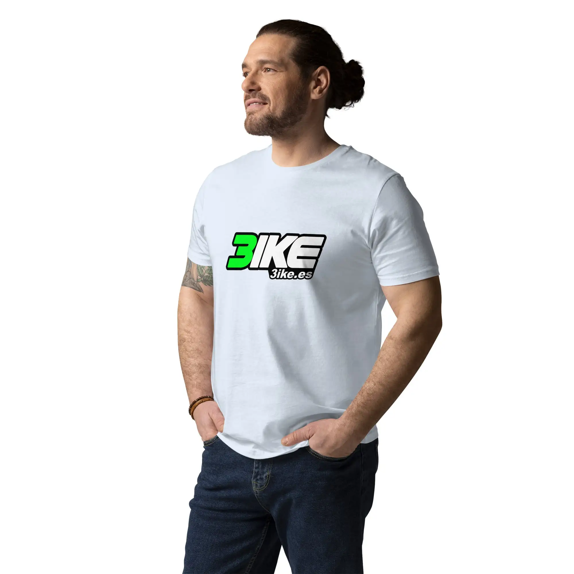 Camiseta logotipo 3ike (algodón orgánico, unisex) - Imagen 29