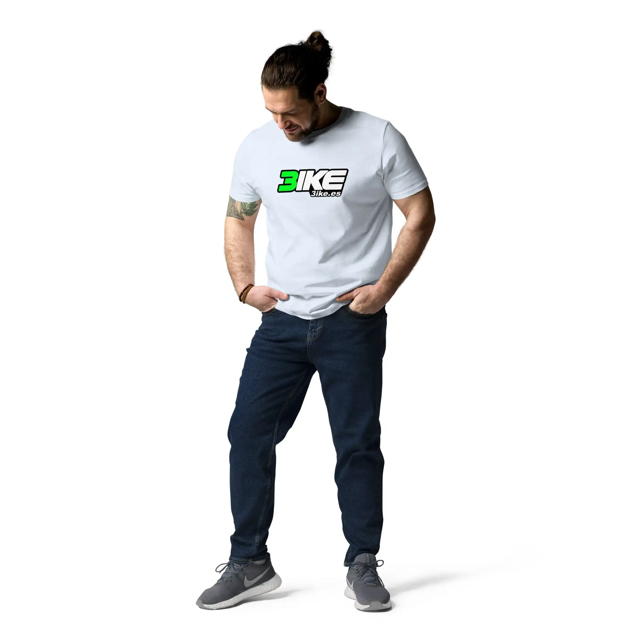 Camiseta logotipo 3ike (algodón orgánico, unisex) - Imagen 30