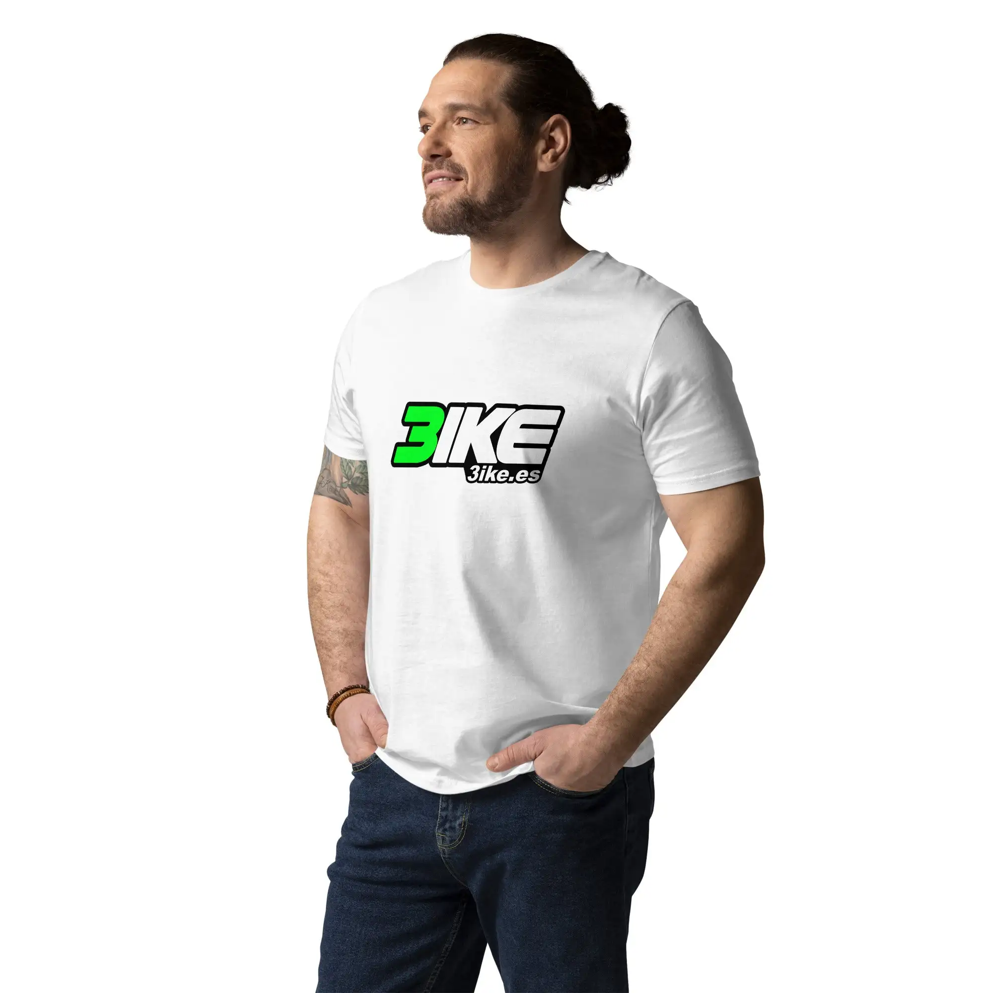 Camiseta logotipo 3ike (algodón orgánico, unisex) - Imagen 31