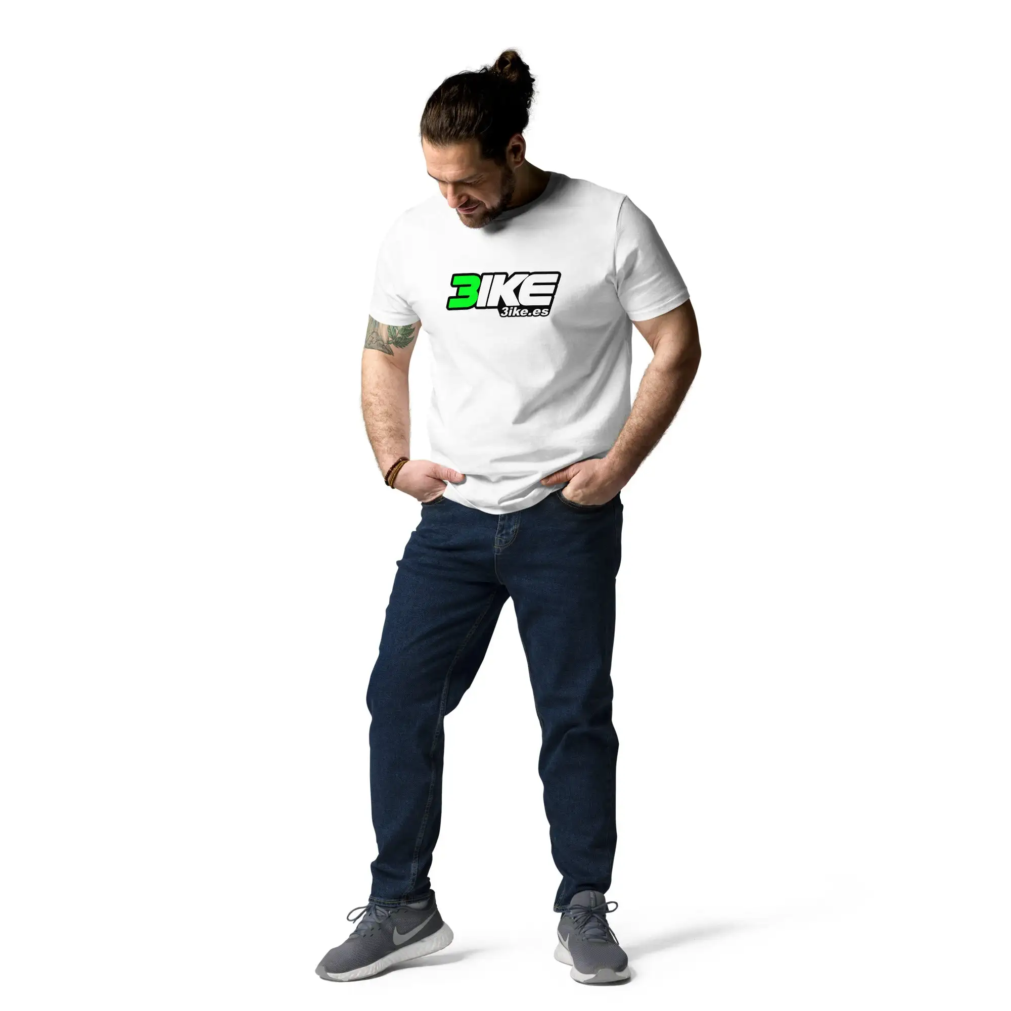 Camiseta logotipo 3ike (algodón orgánico, unisex) - Imagen 32
