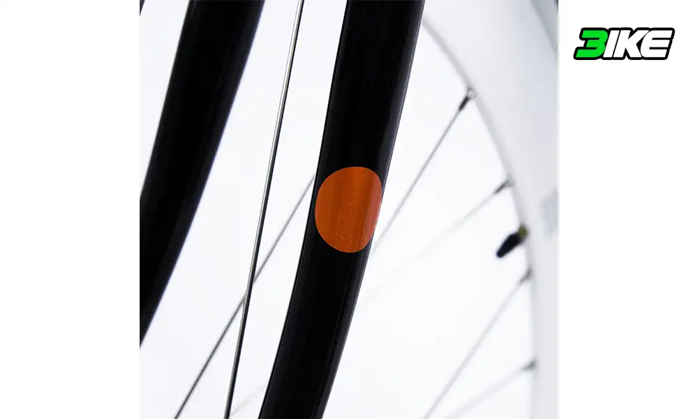 Kit pegatinas refletantes para bicicleta Bookman, rojo - Imagen 2