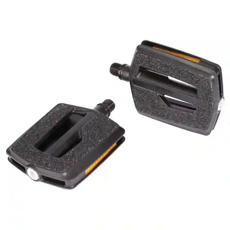 Pedales Ergotec 836 9/16" con reflectante negro